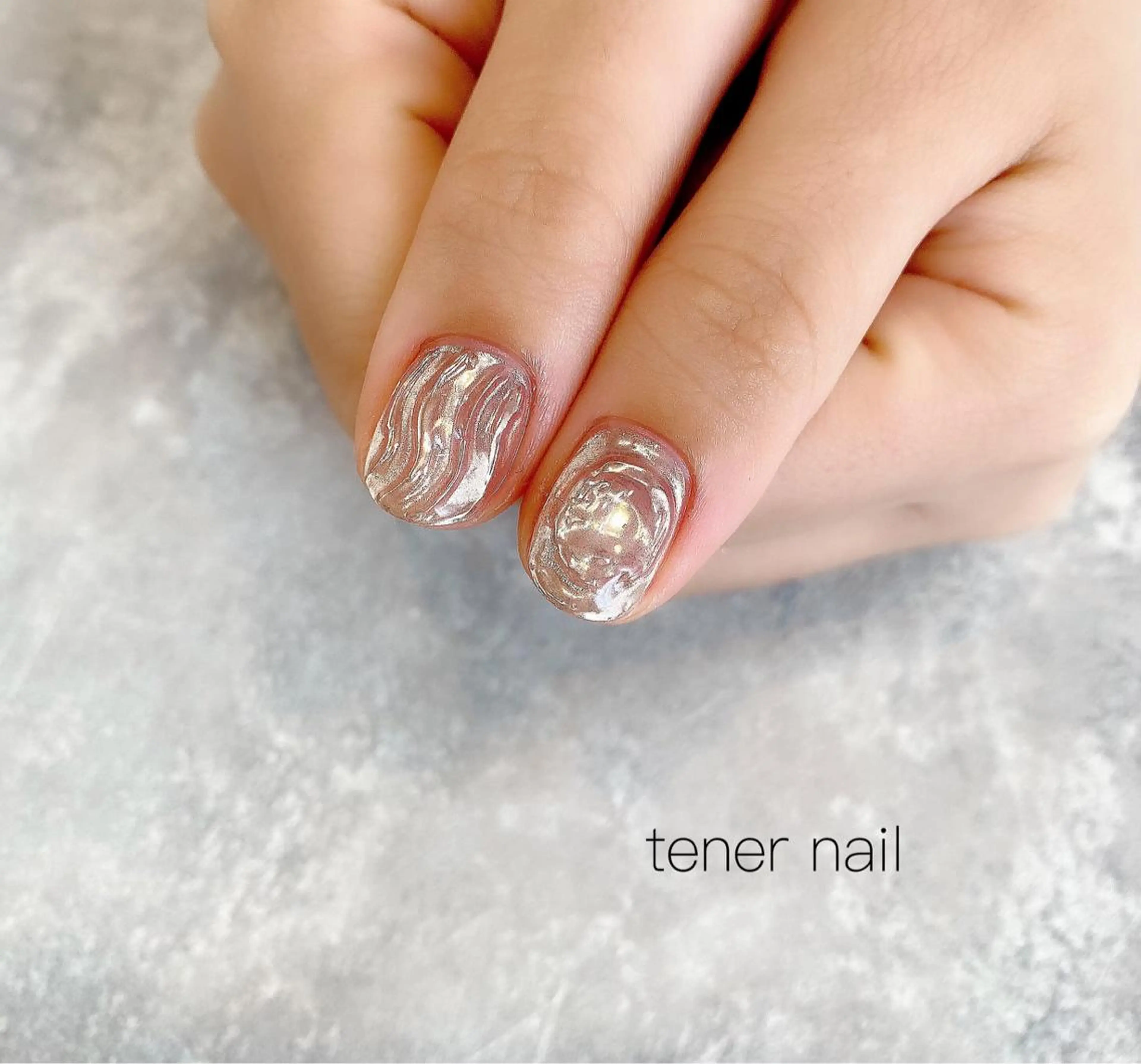 ネイル ミラーネイル テネルネイル tener nailのネイルデザイン