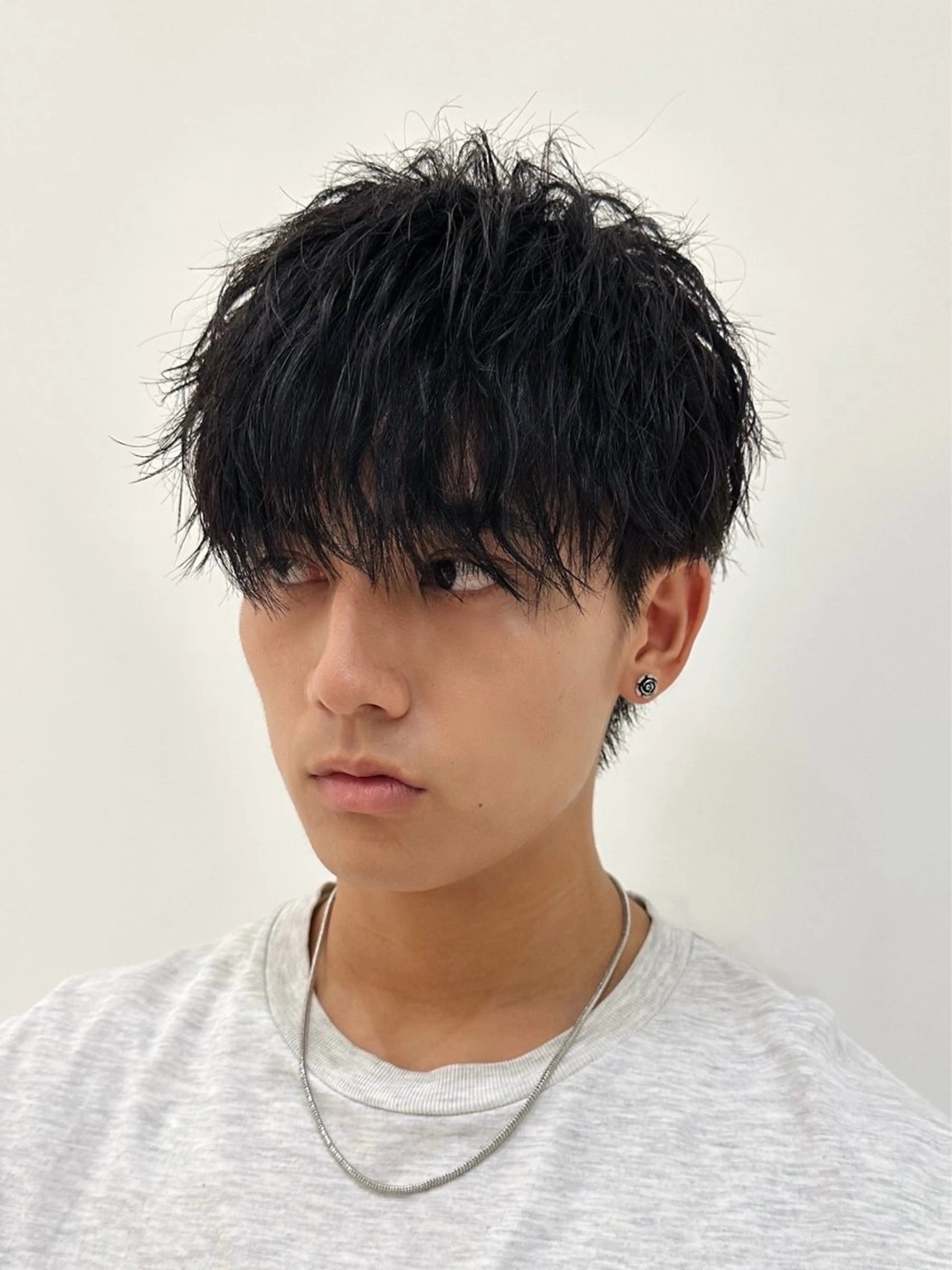 パーマ メンズ カット パーマ 【LIC】南堀江 安藝颯/メンズ限定のヘアスタイル