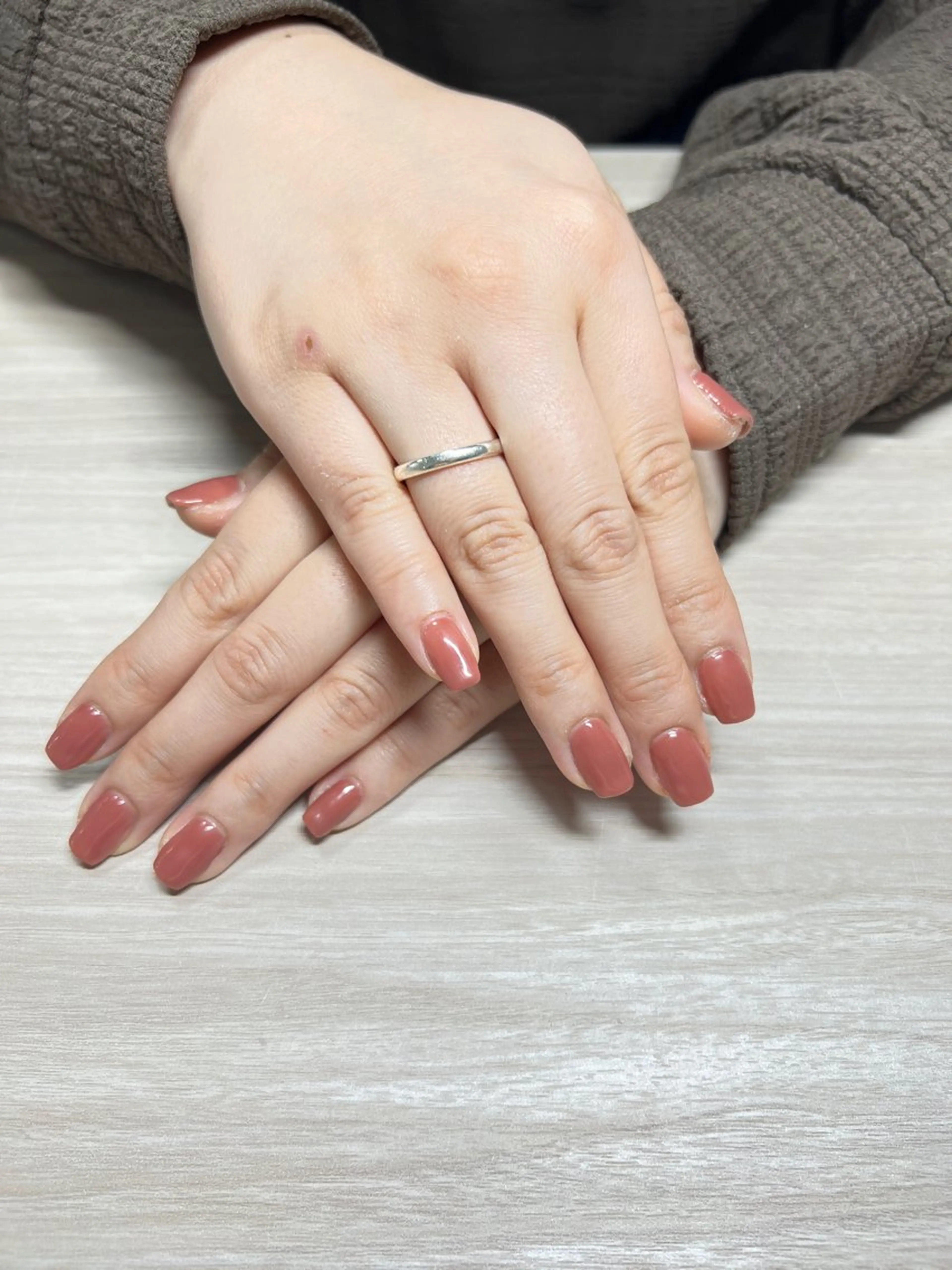 ネイル ワンカラーネイル 【練習モデル募集中】 Hiroのネイルデザイン