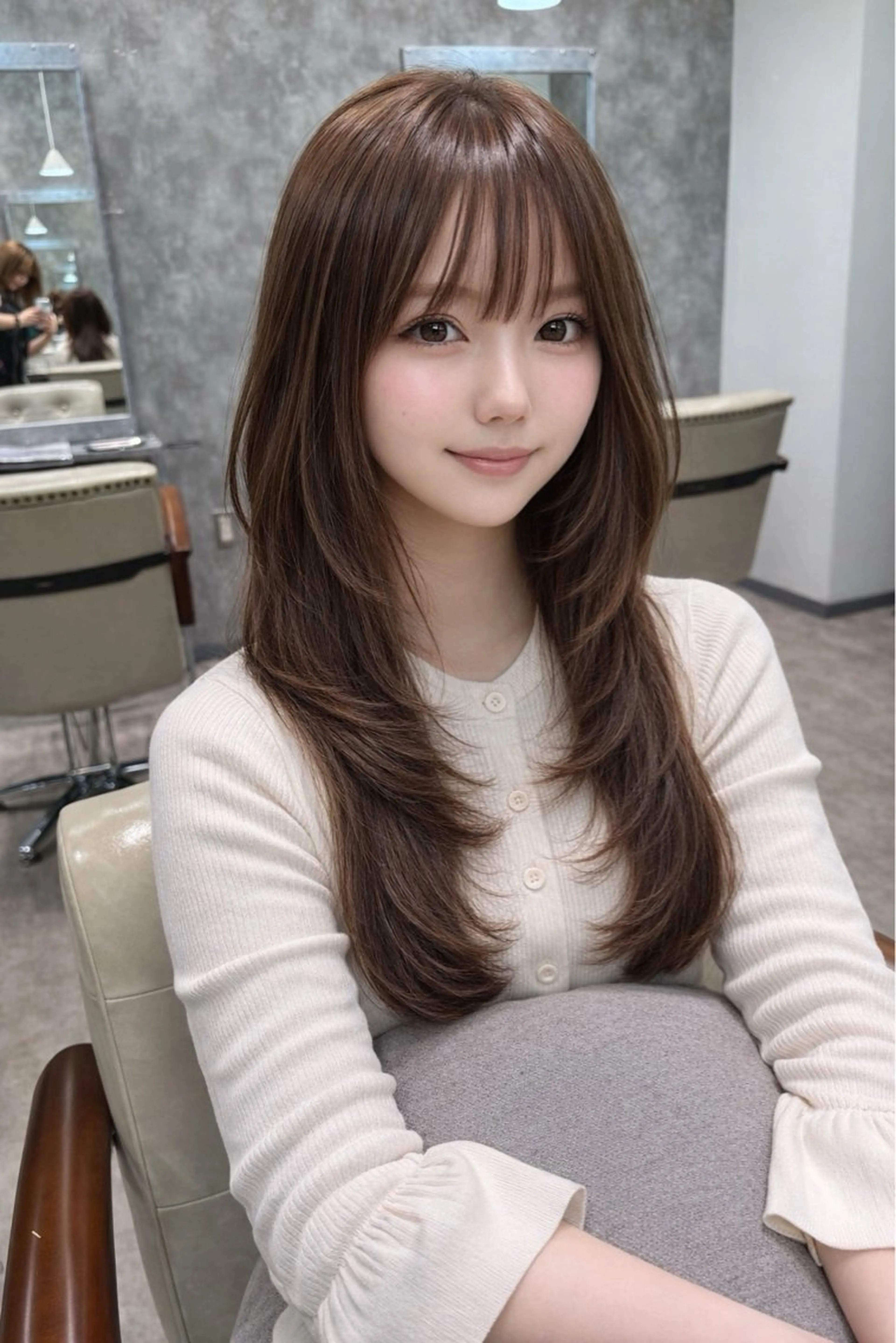 カット+カラー+3stepトリートメント🫧￥11,780の写真