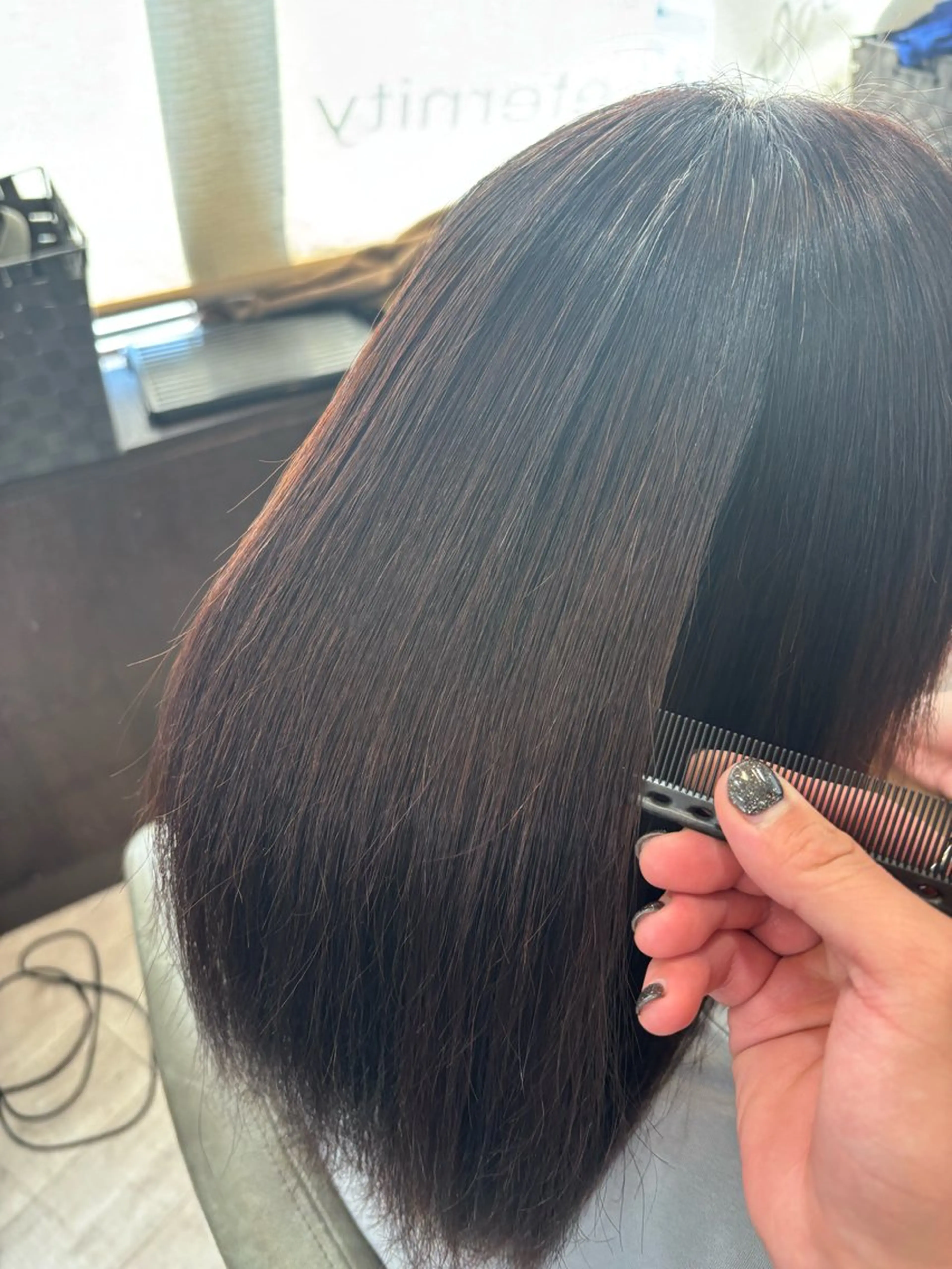 ミディアム 縮毛矯正 【モデル様募集中】 渡邊 マサキのヘアスタイル