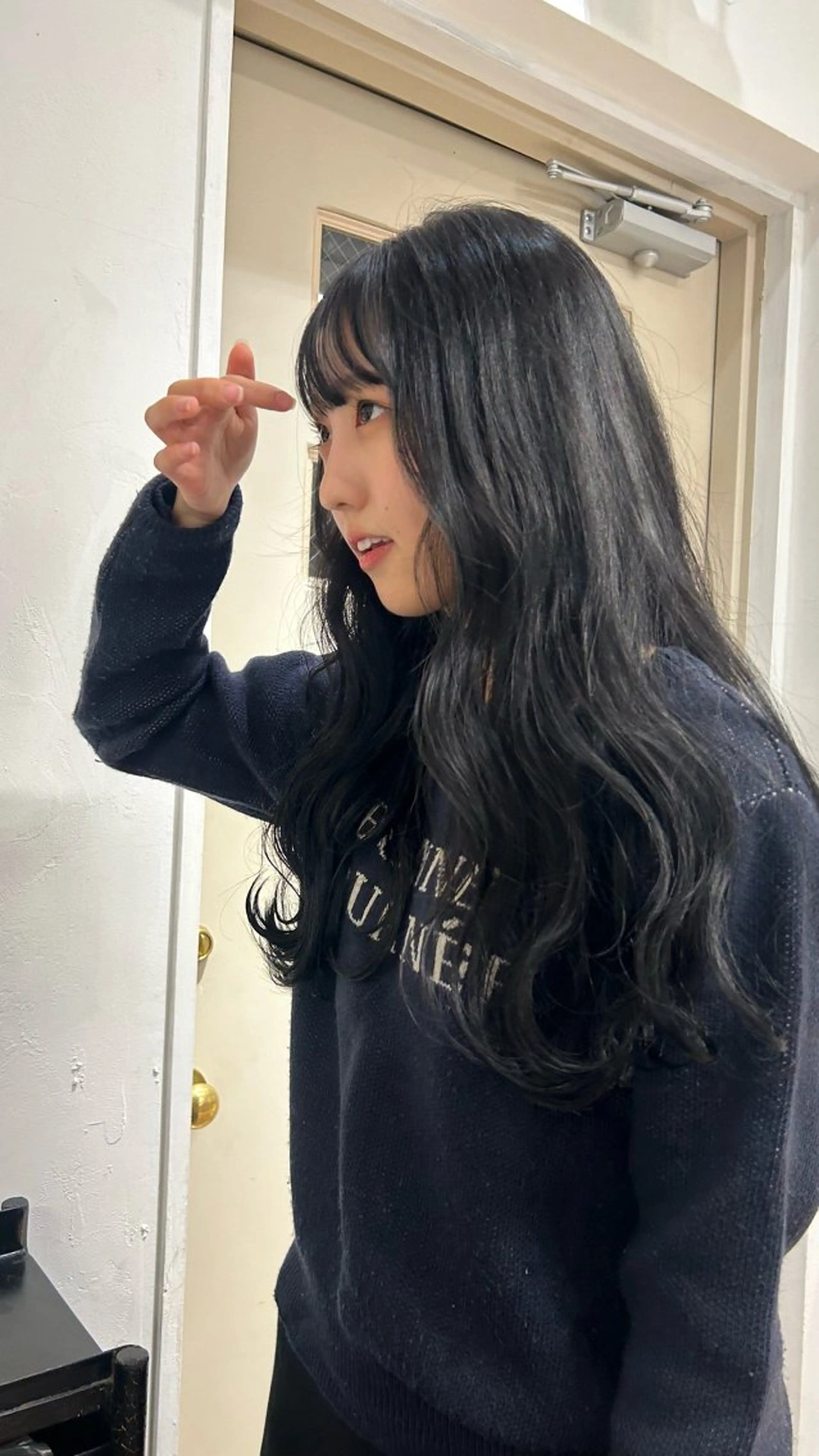 ロング カラー ヘアカラー トリートメント じゅわっと暖色カラー 🍊Moemiのヘアスタイル