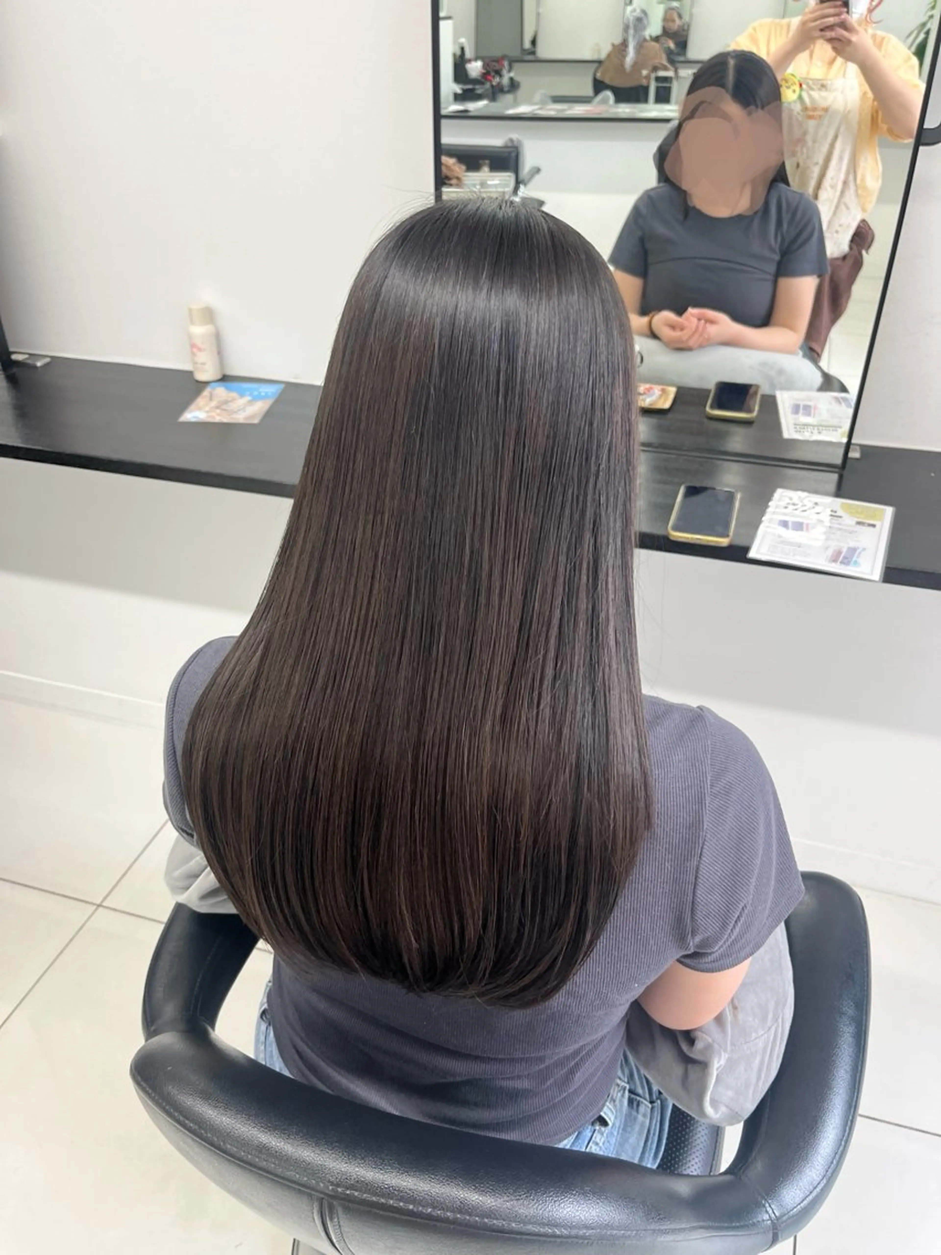 ロング カラー ヘアカラー ブリーチなしWカラー /アレンジ/ユウミのヘアスタイル