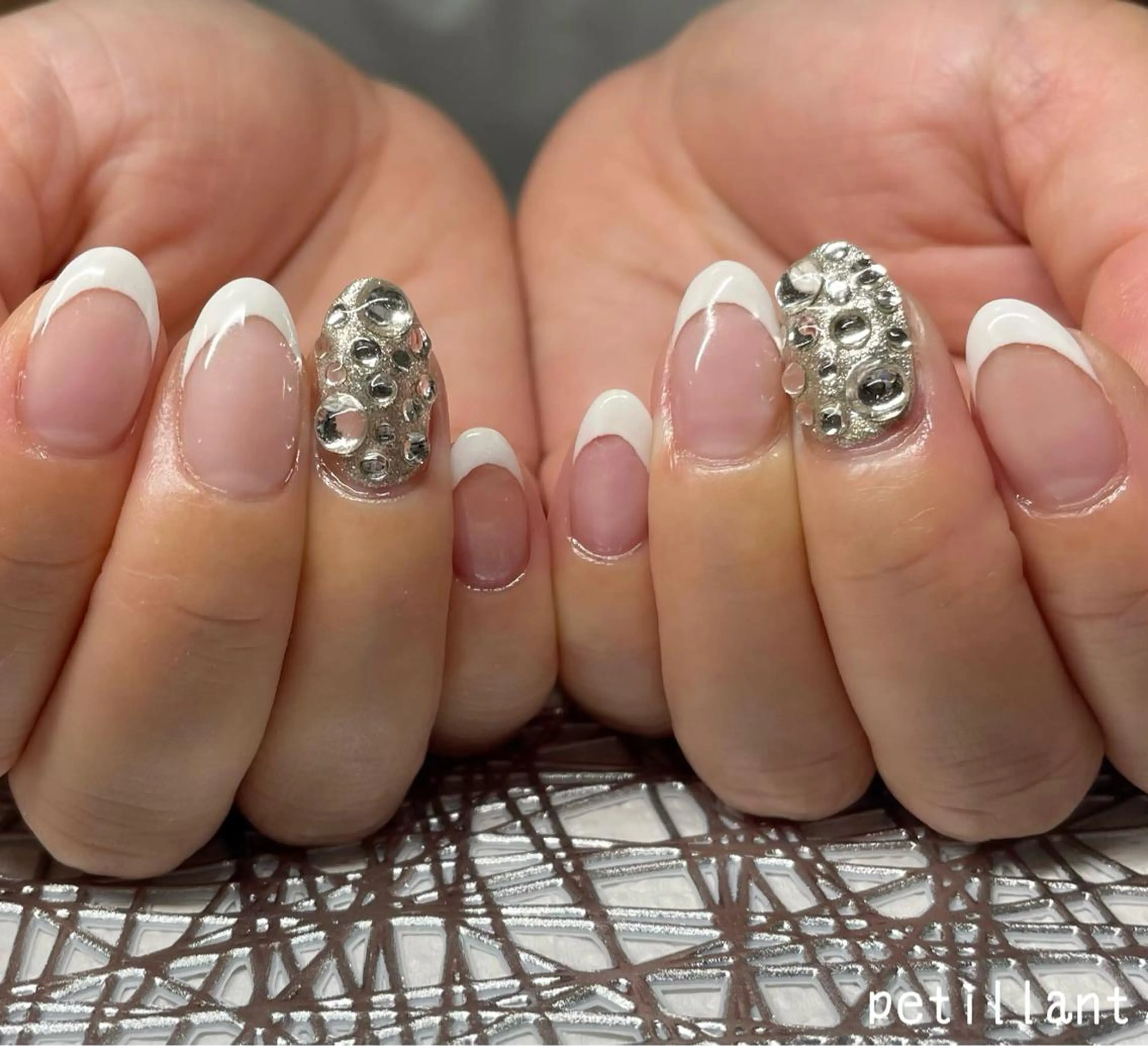 ネイル 長さ出し スカルプネイル nail salon petillantのネイルデザイン