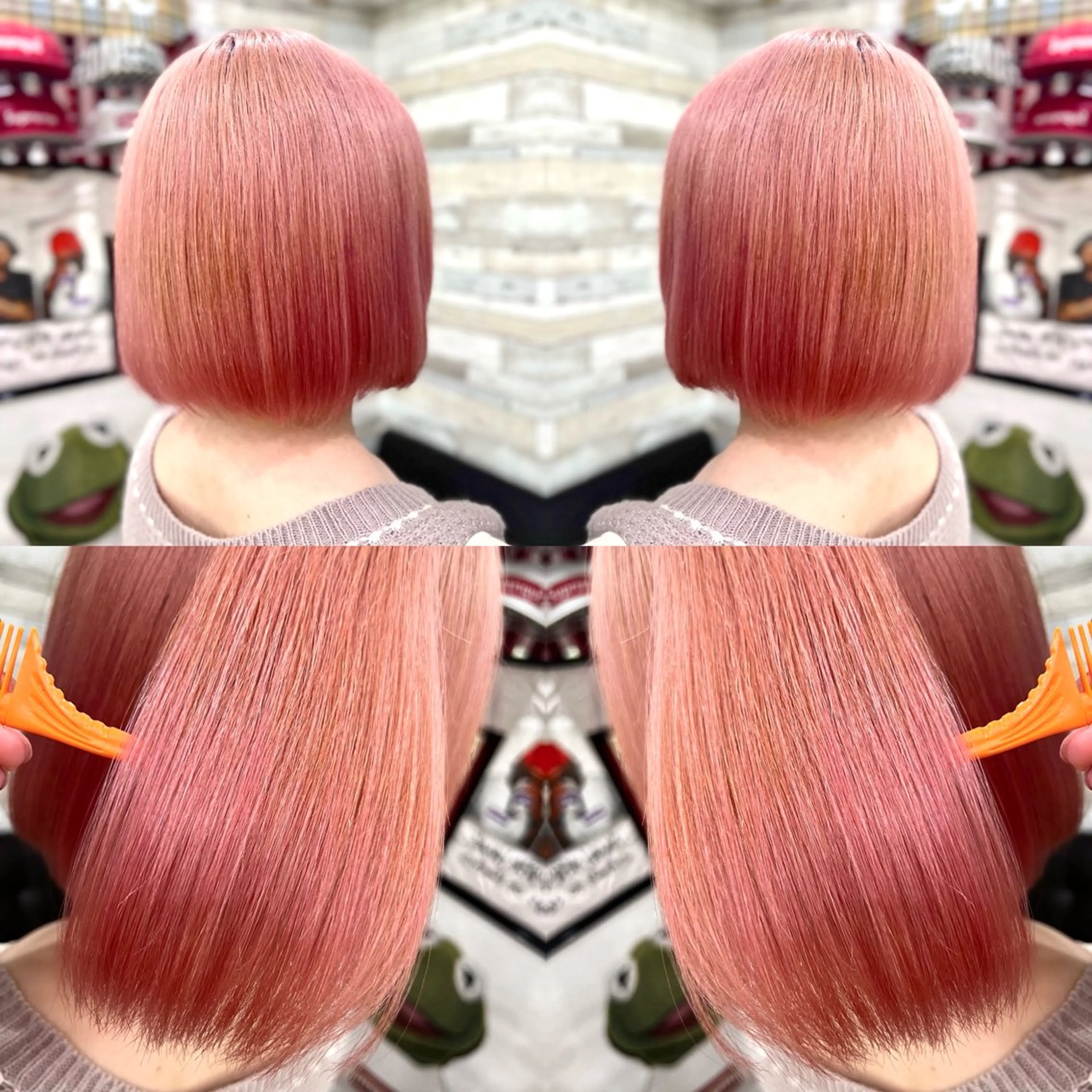 学生限定U21割✨ブリーチカラー✨×カット✄×2stepケアトリートメント(ブリーチ+カラー+カット+トリートメント)の写真