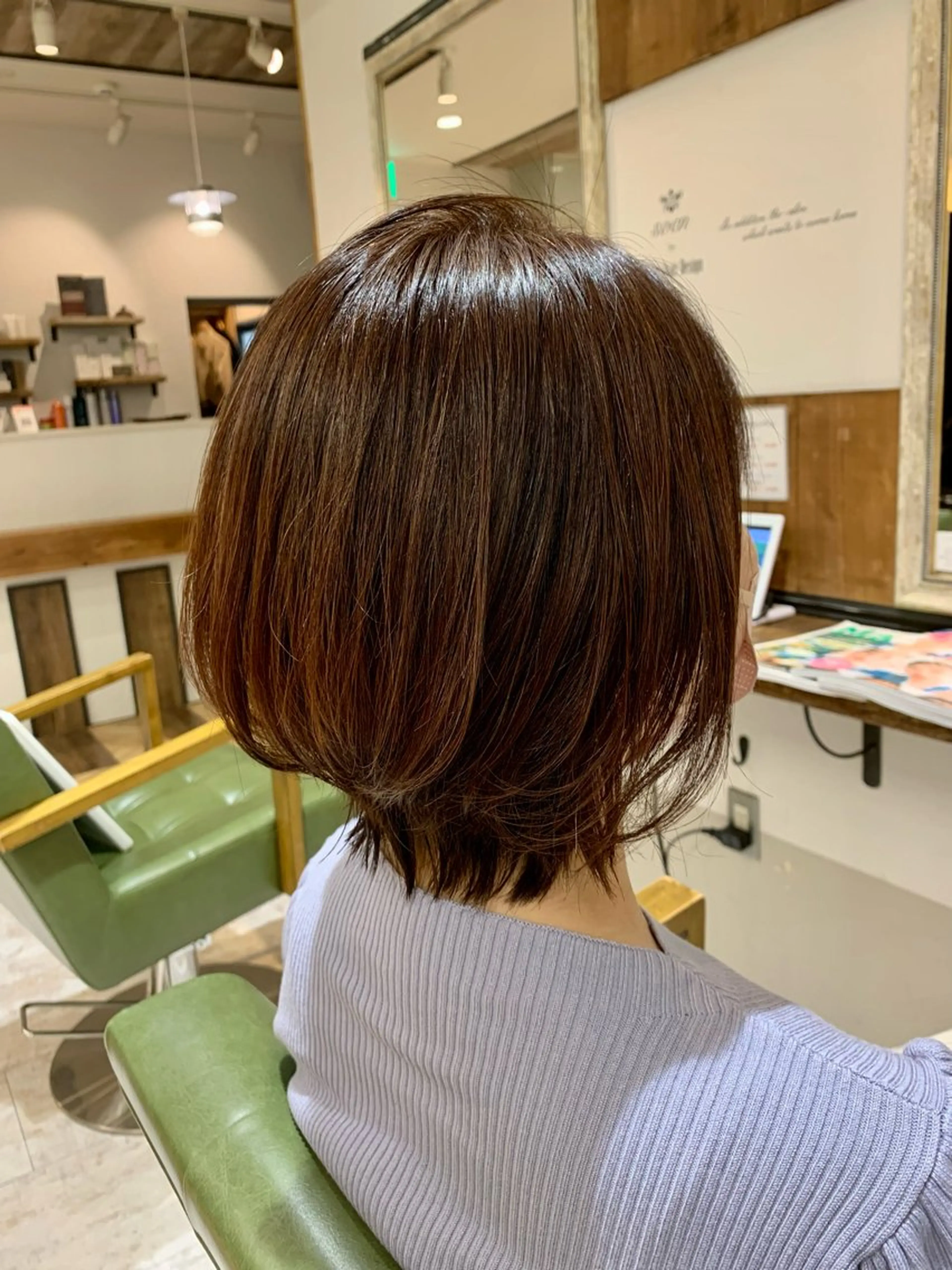 ショート カラー rinrin 天文館のヘアスタイル