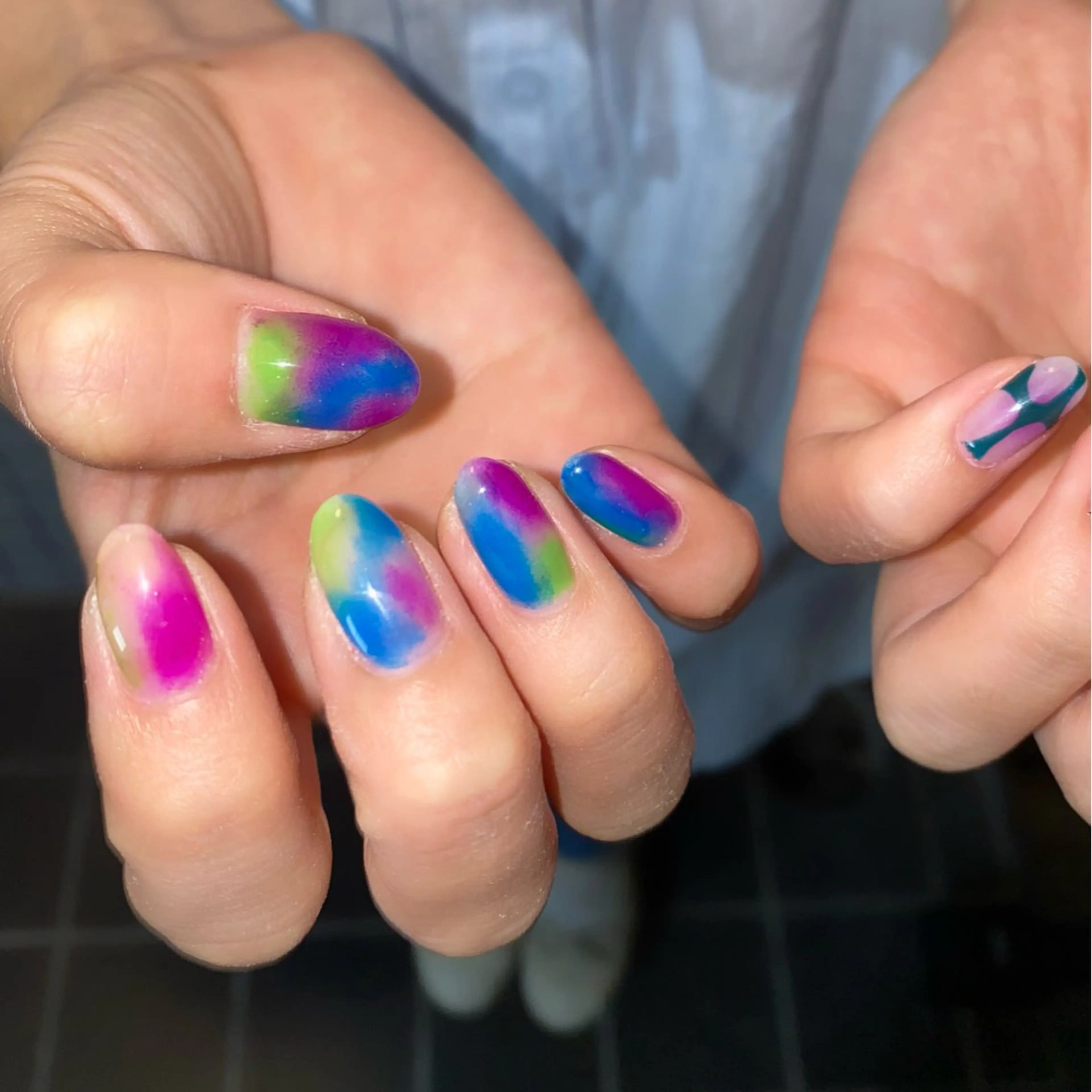 ネイル nano/きもかわ nail🐬🫧のネイルデザイン