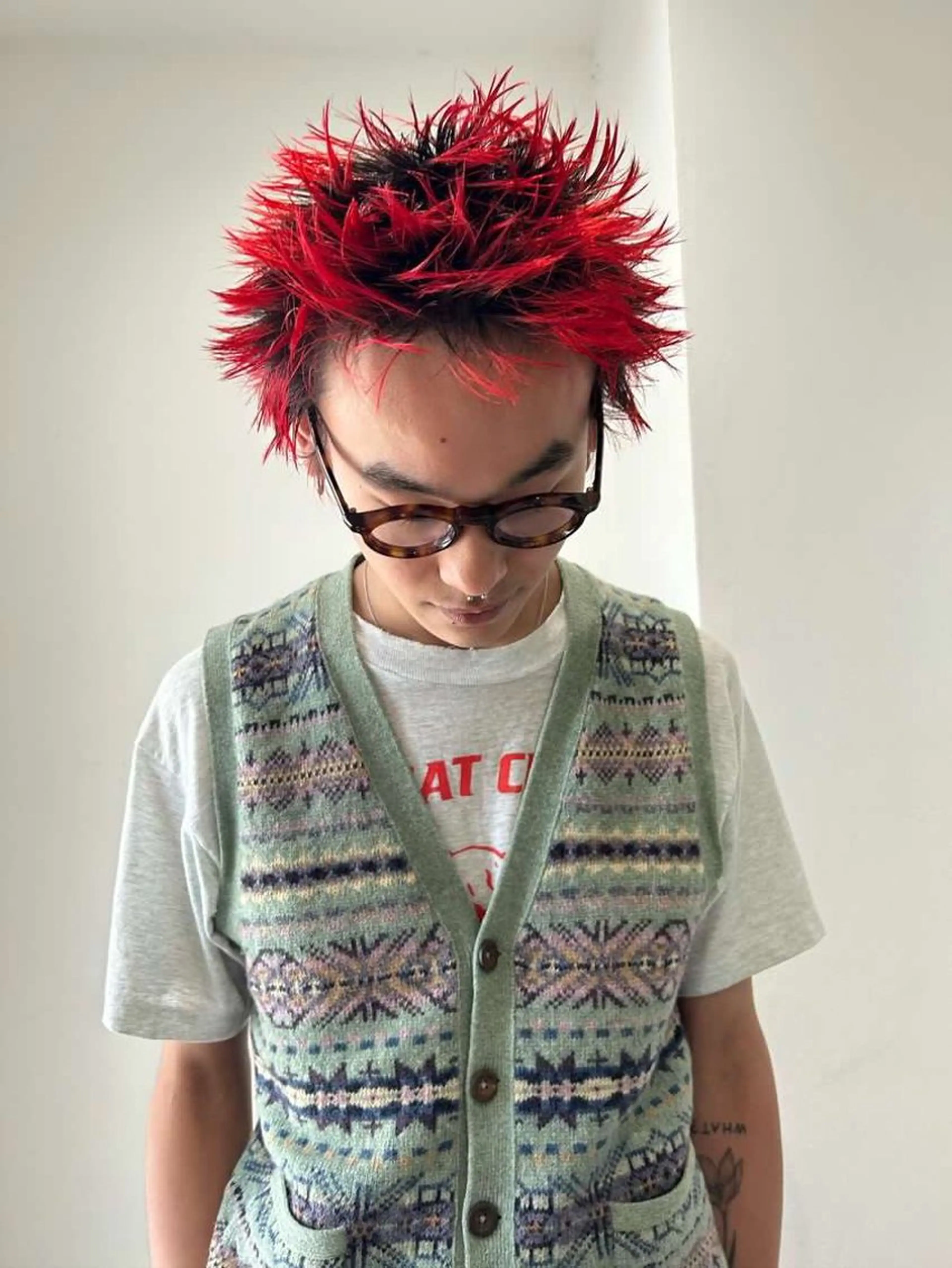 ショート メンズ ラフパーマ/ボブ/ 似合わせヘア/ショウのヘアスタイル