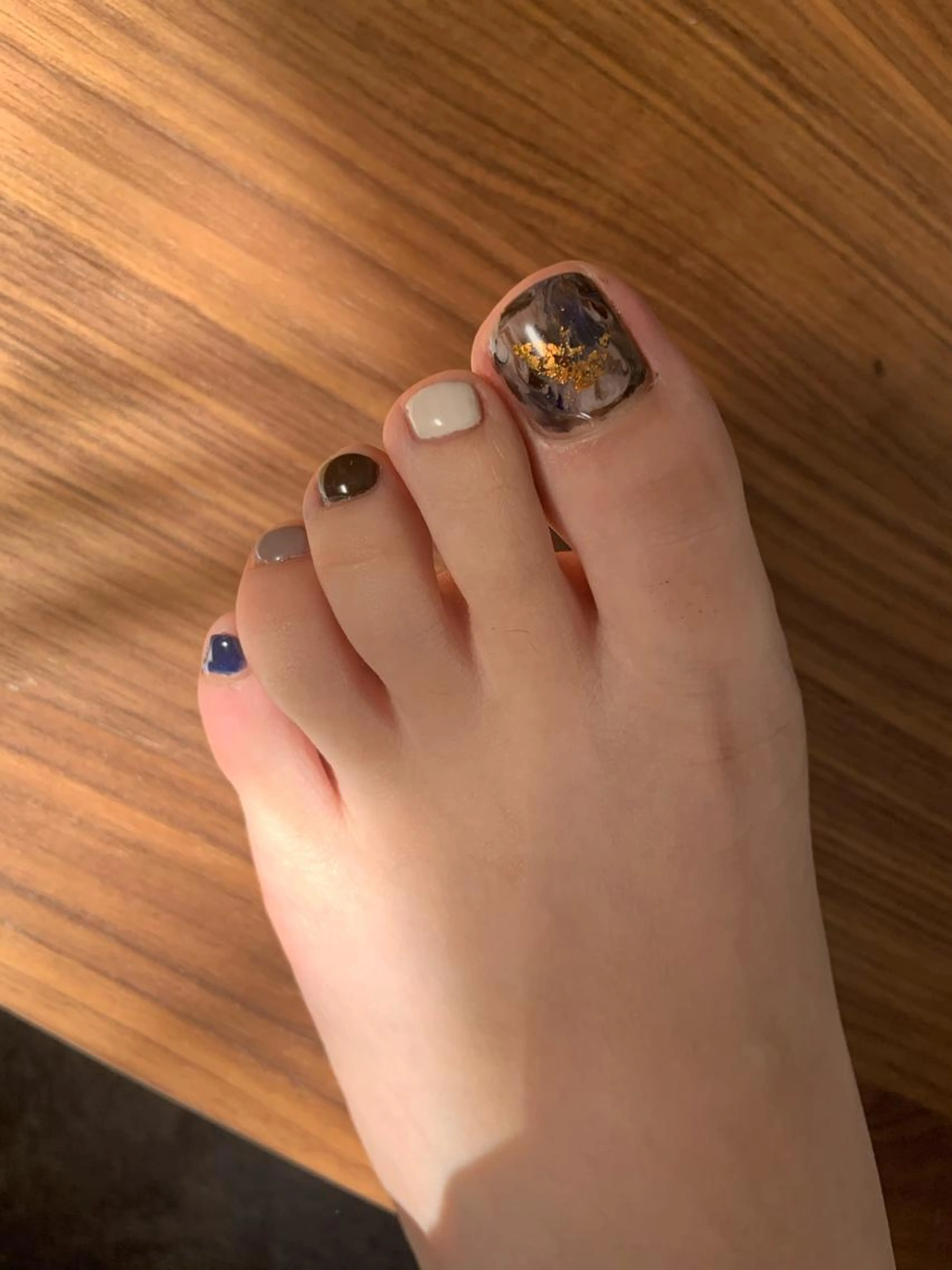 フットネイルアート💗🦶オフ無しの写真