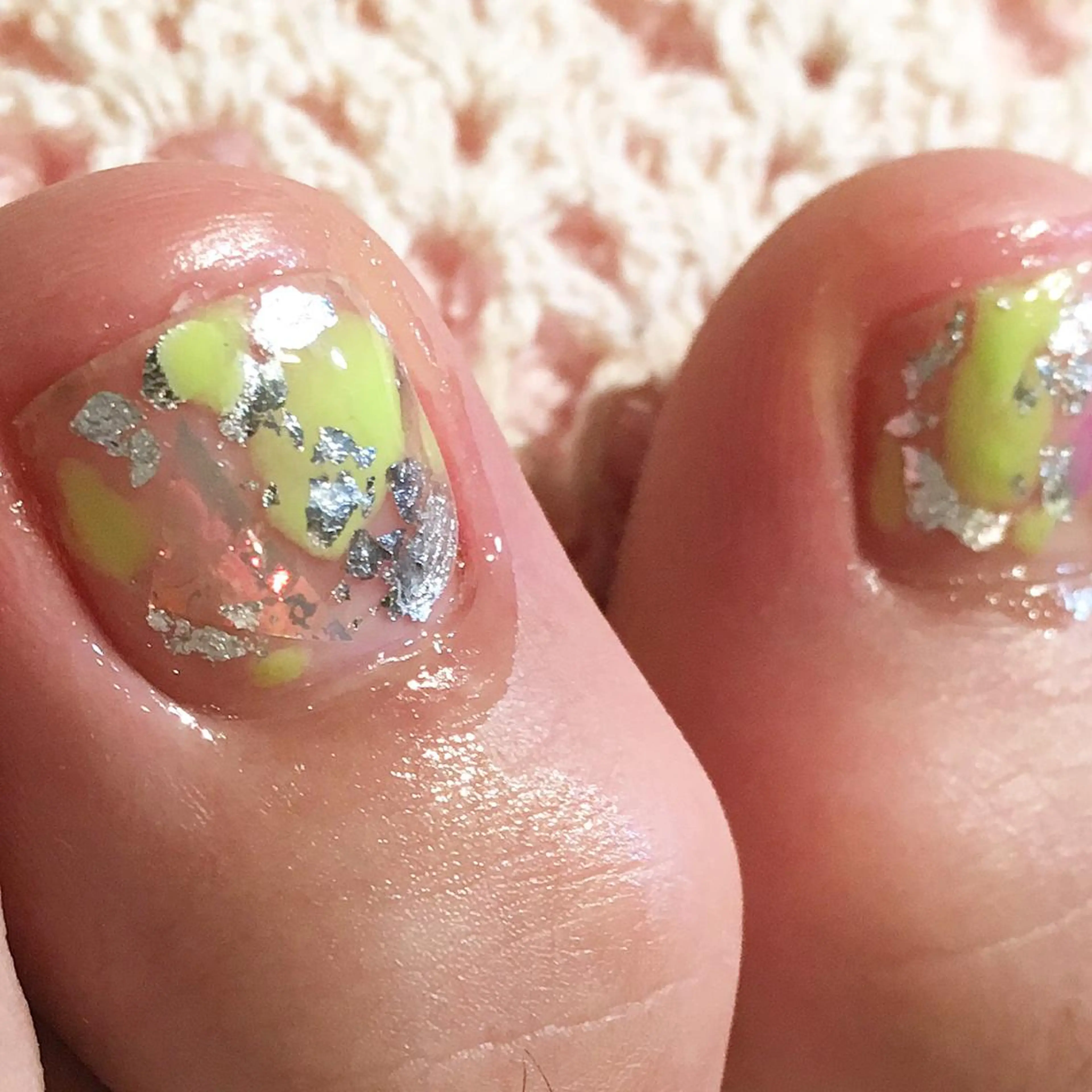 【人気No.3】ソフトジェルオフ込み◎フット*お任せニュアンスデザインネイル*の写真