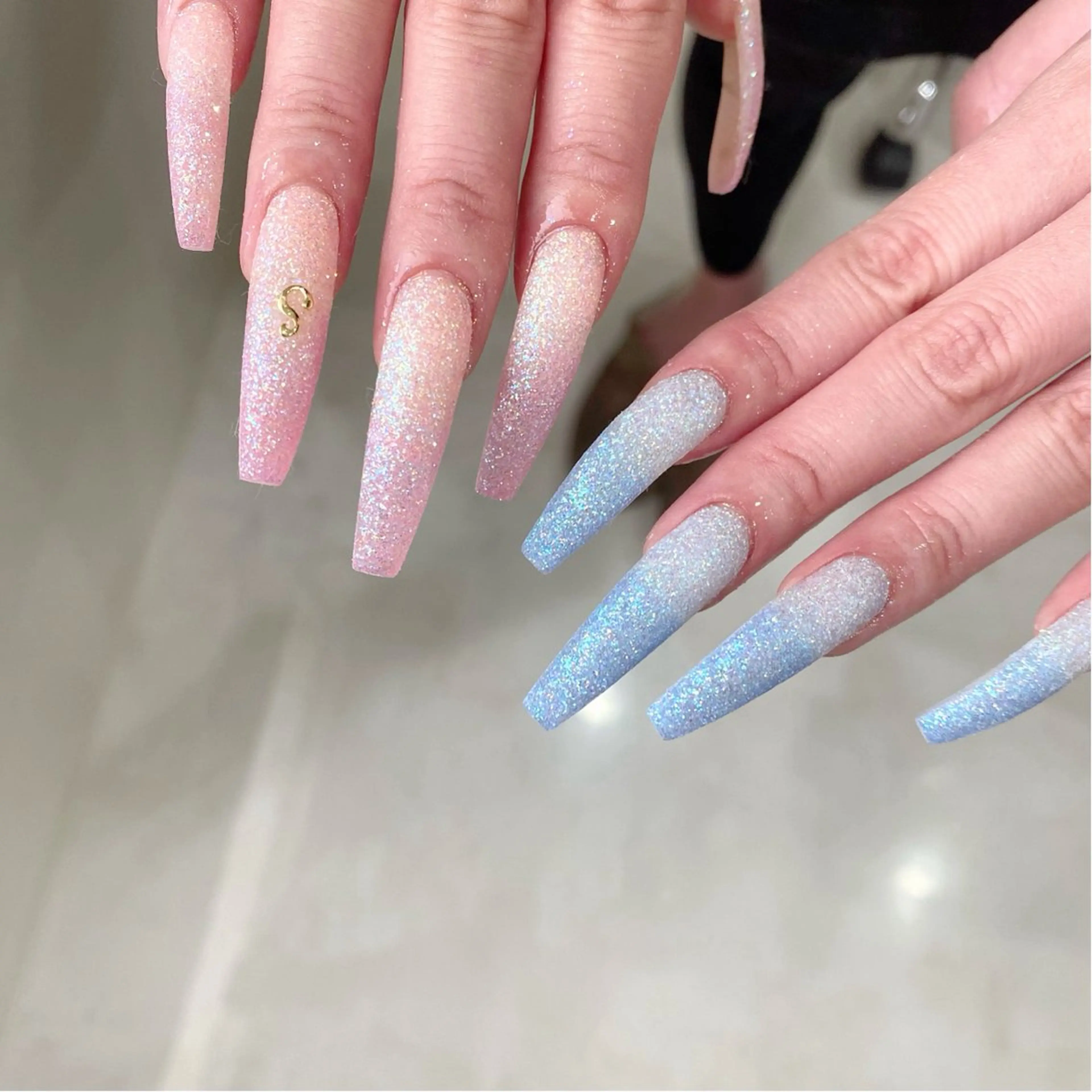 ネイル グラデーション 韓国ネイル ラメ(グリッター) ハンドネイル haruka .tのその他イメージ