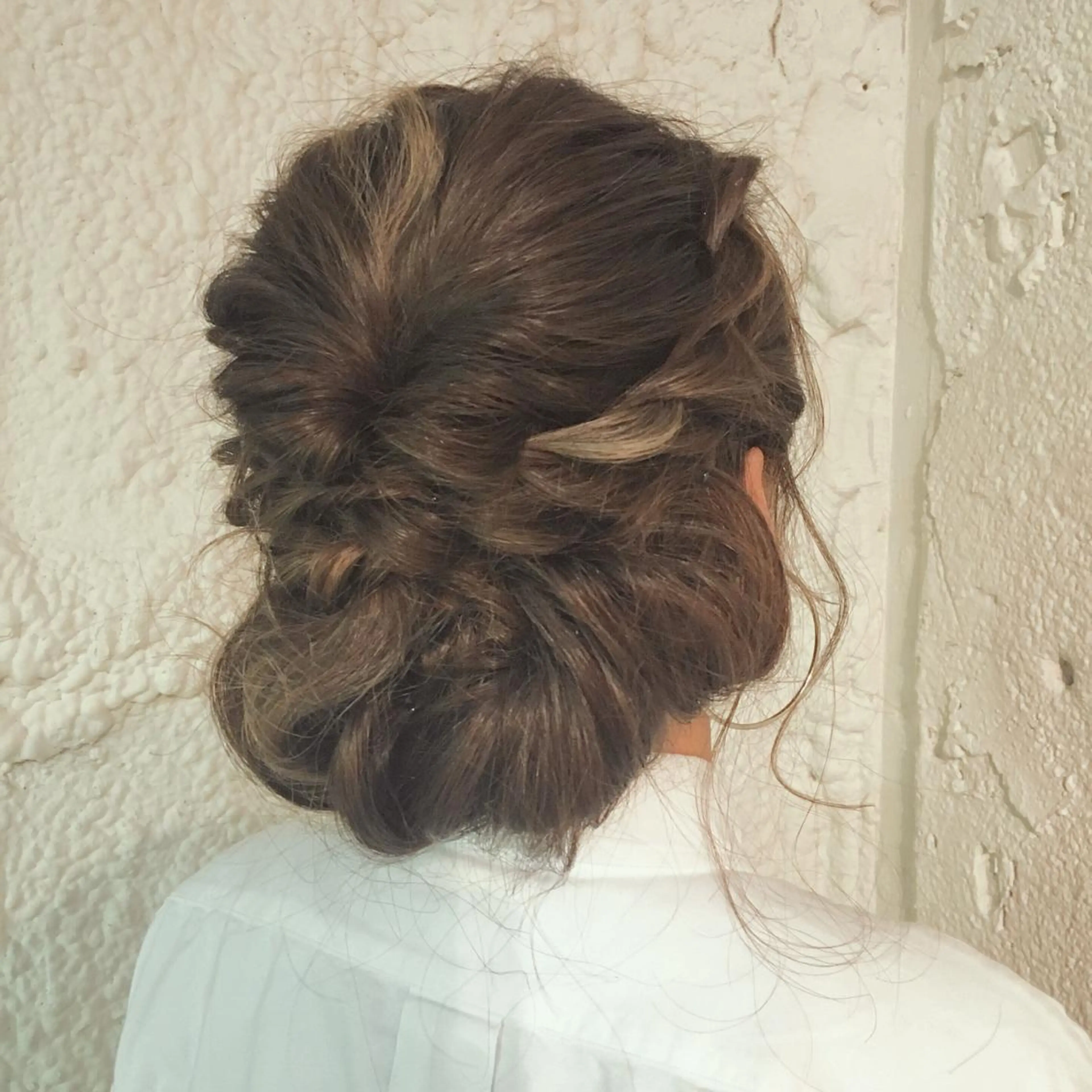 ロング ヘアアレンジ 岡村 玲奈のヘアスタイル