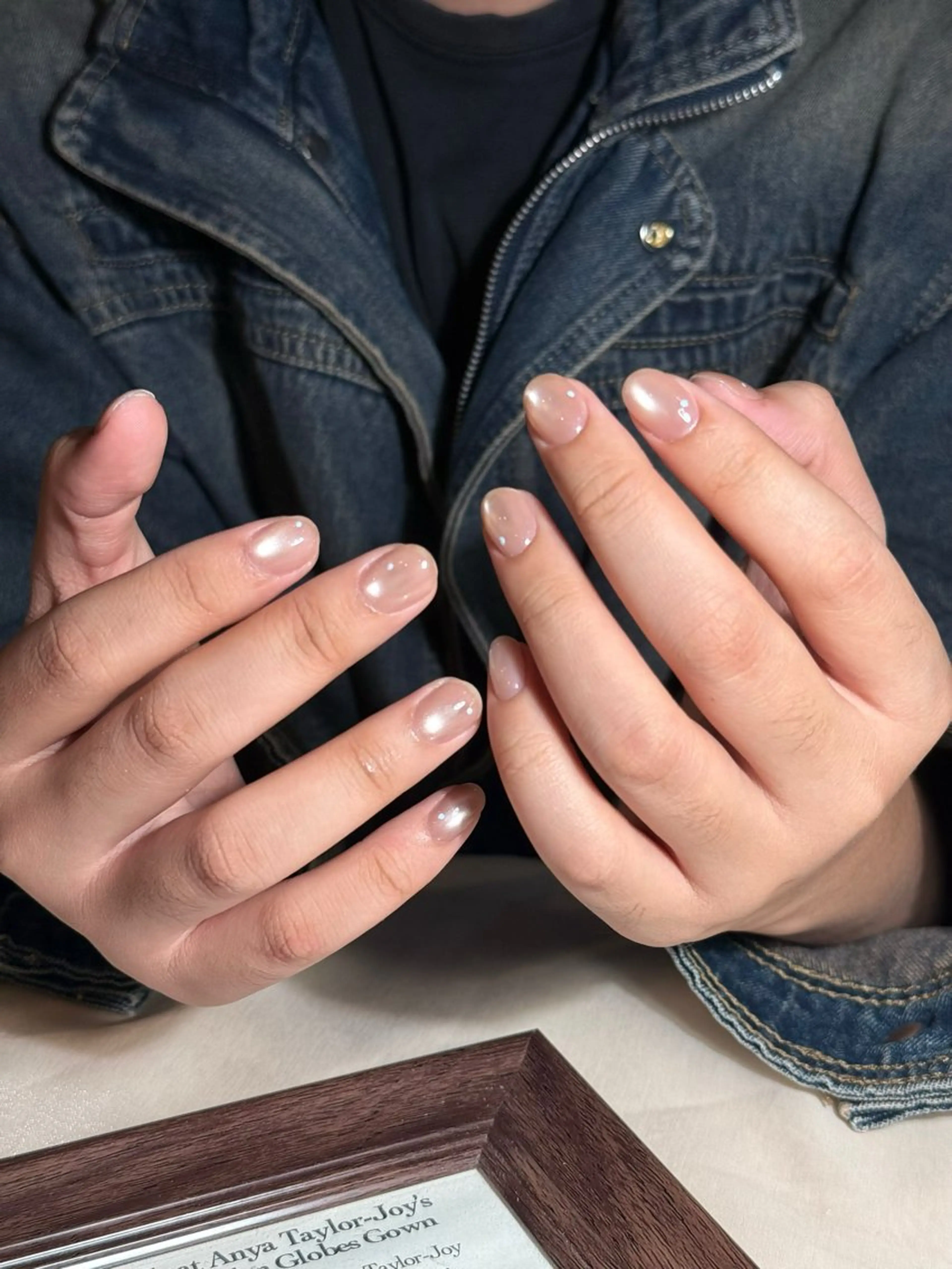 ネイル ブラウン 長さ出し 韓国ネイル ニュアンスネイル オフィスネイル 💐RB_ nail🌻🌈のネイルデザイン