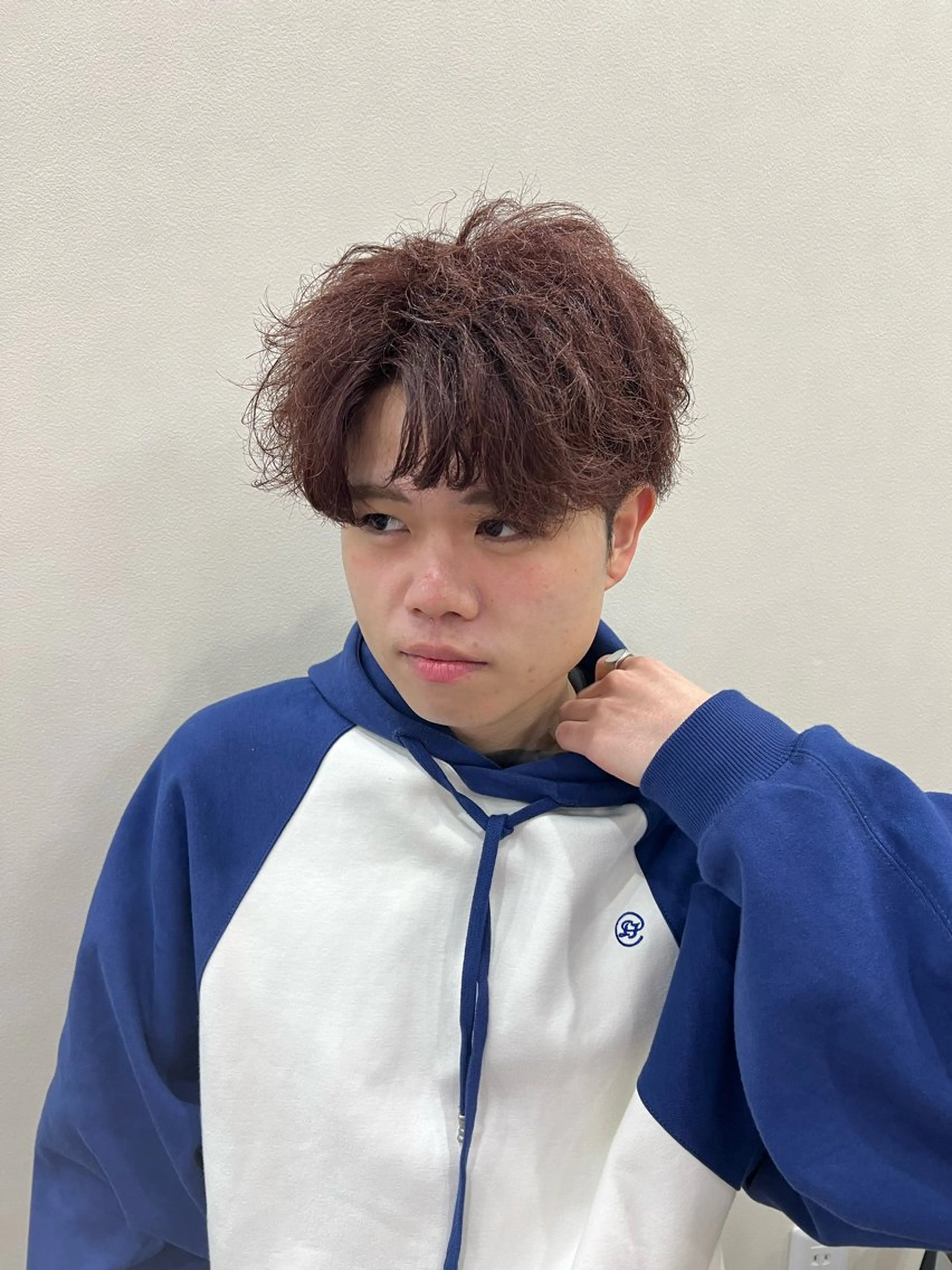 ショート カラー メンズ メンズブリーチ ブリーチ ブリーチなしカラー カット ヘアカラー Yui/ショート /シャドウパーマのヘアスタイル