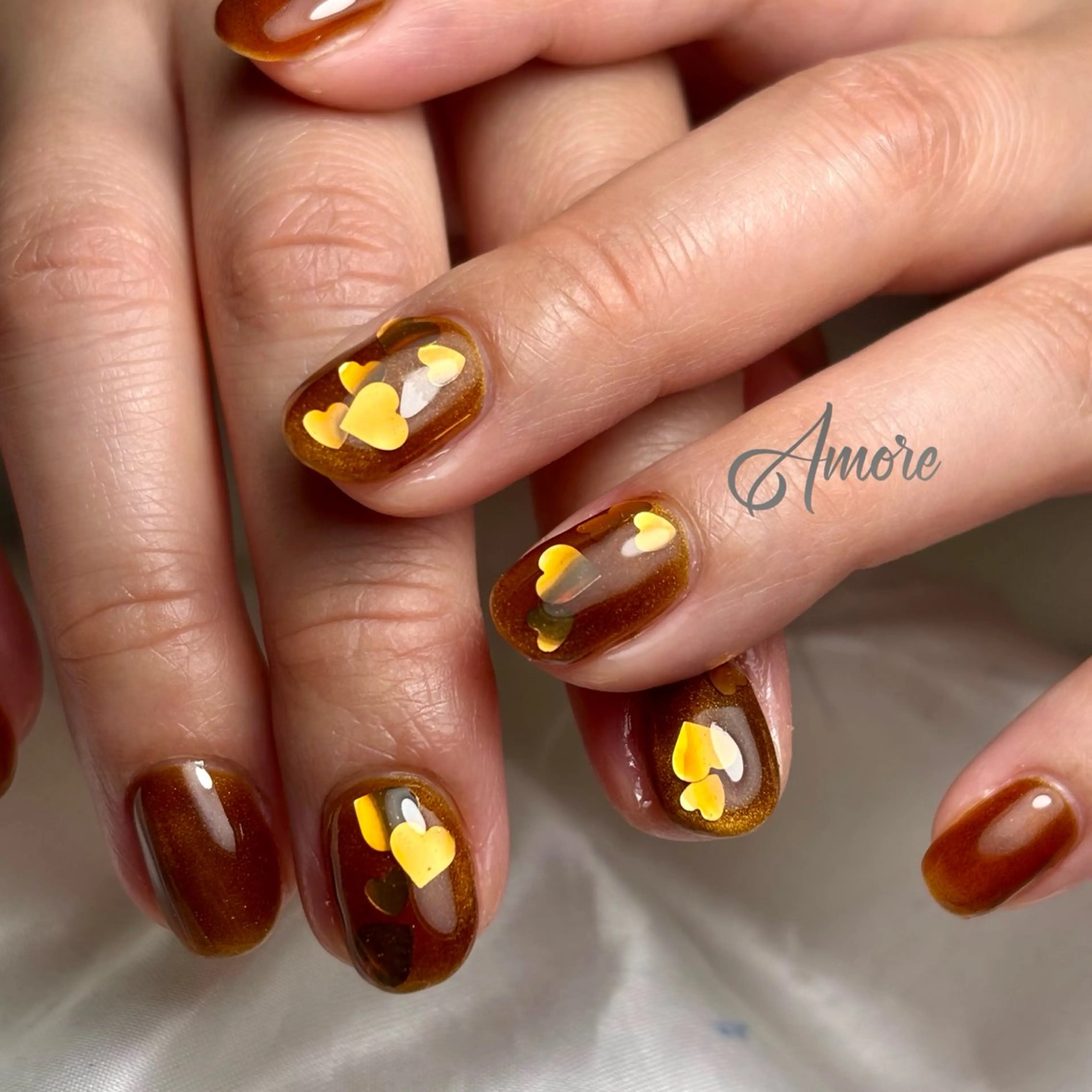 ネイル ジェルネイル キラキラネイル 韓国ネイル マグネットネイル パラジェル You kyehwaのネイルデザイン