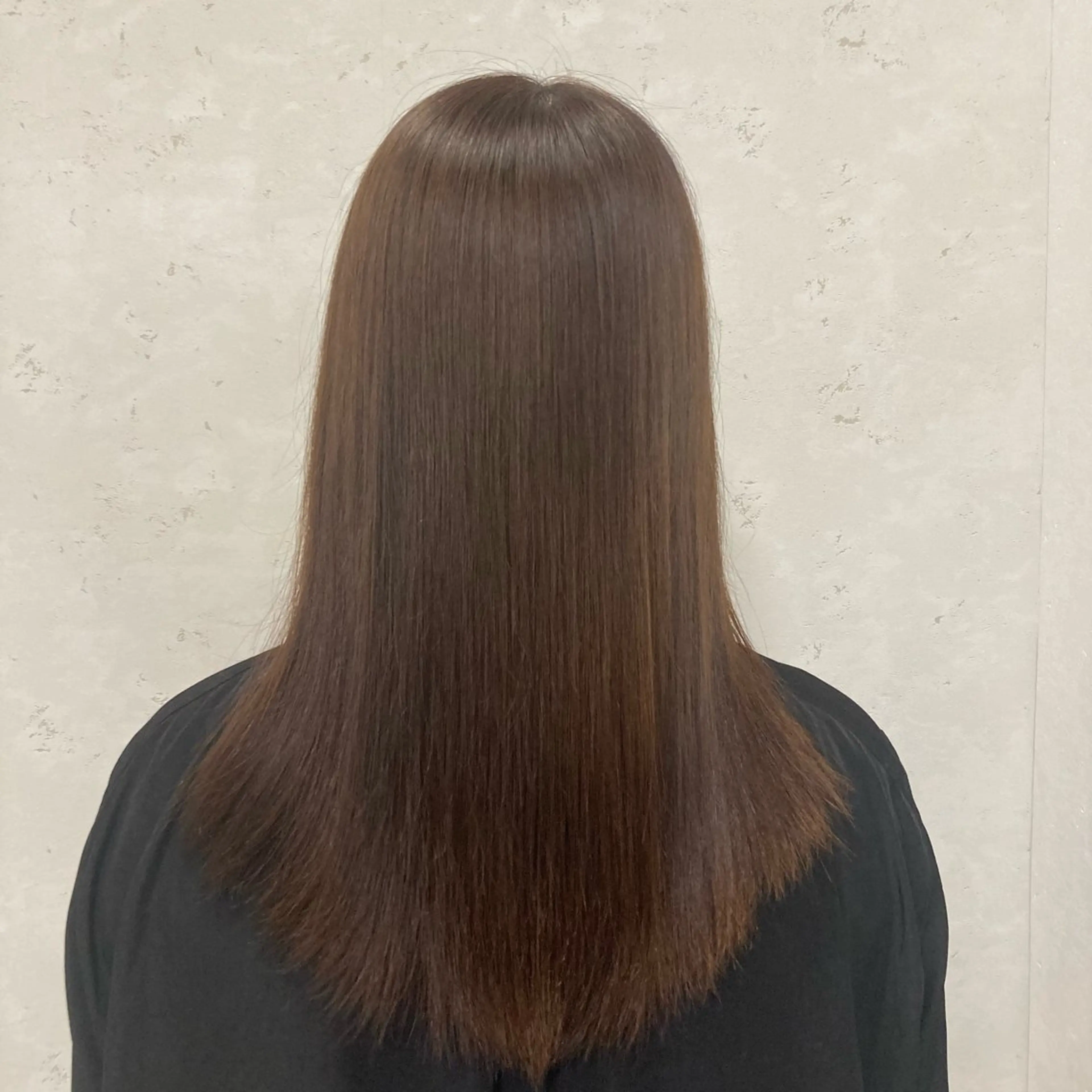 ミディアム ヘアカラー 髪質改善 TOMOMIのヘアスタイル