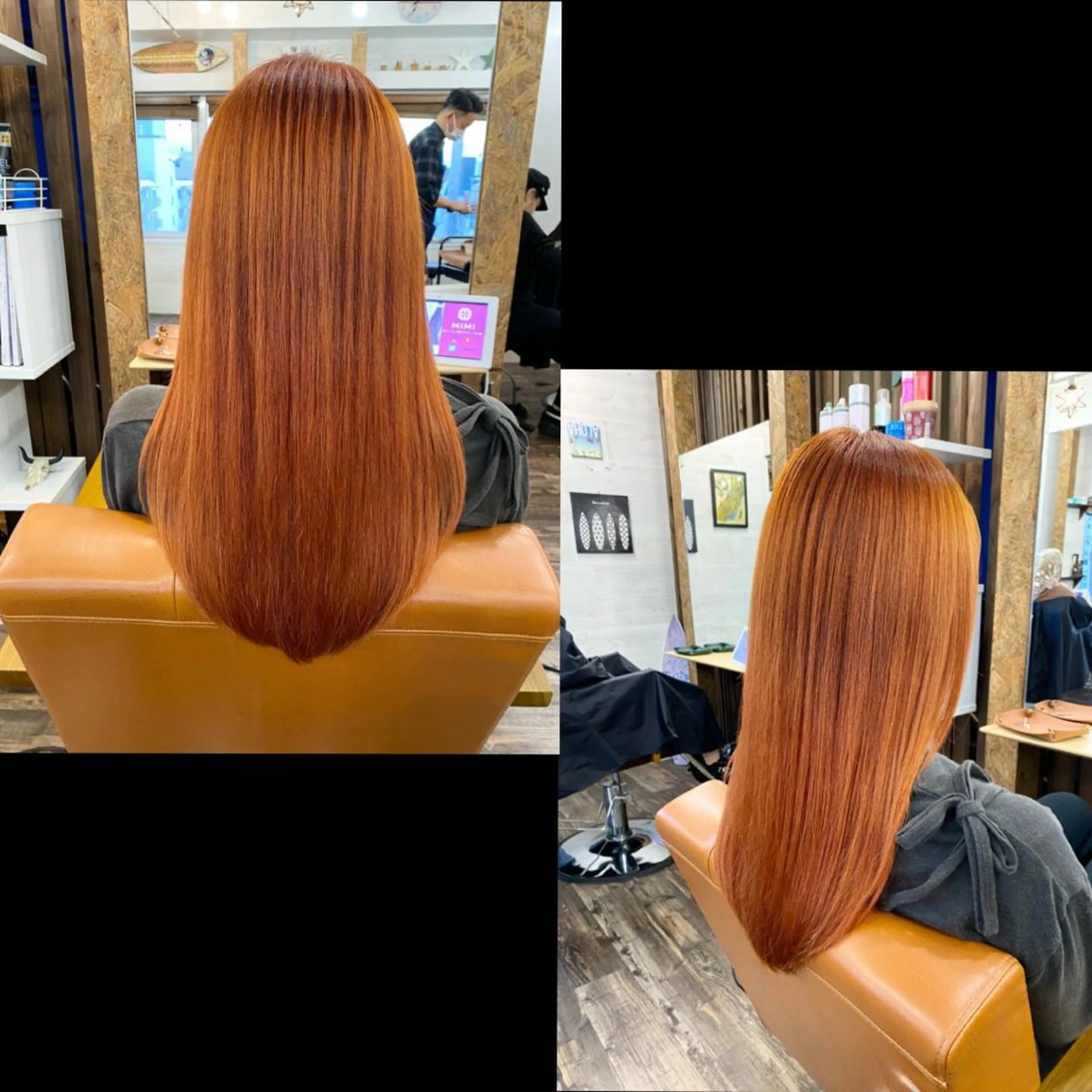 ミディアム カラー ヘアカラー ✯カラー&編み込み エクステ✯池田智博✯のヘアスタイル