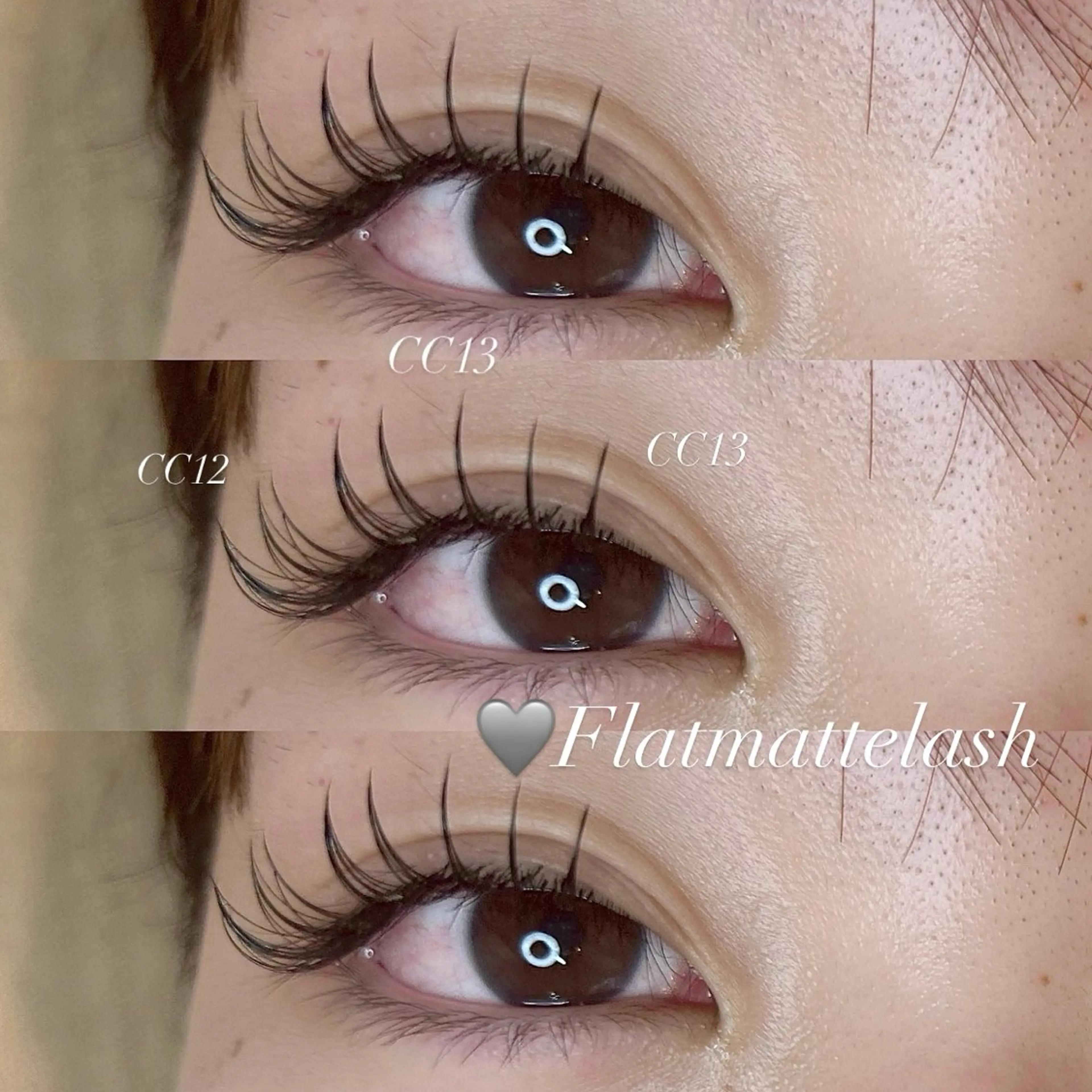 マツエク・マツパ 束感まつ毛 CCカール Cカール フラットラッシュ マツエク Jouir miyuuのマツエク・マツパデザイン