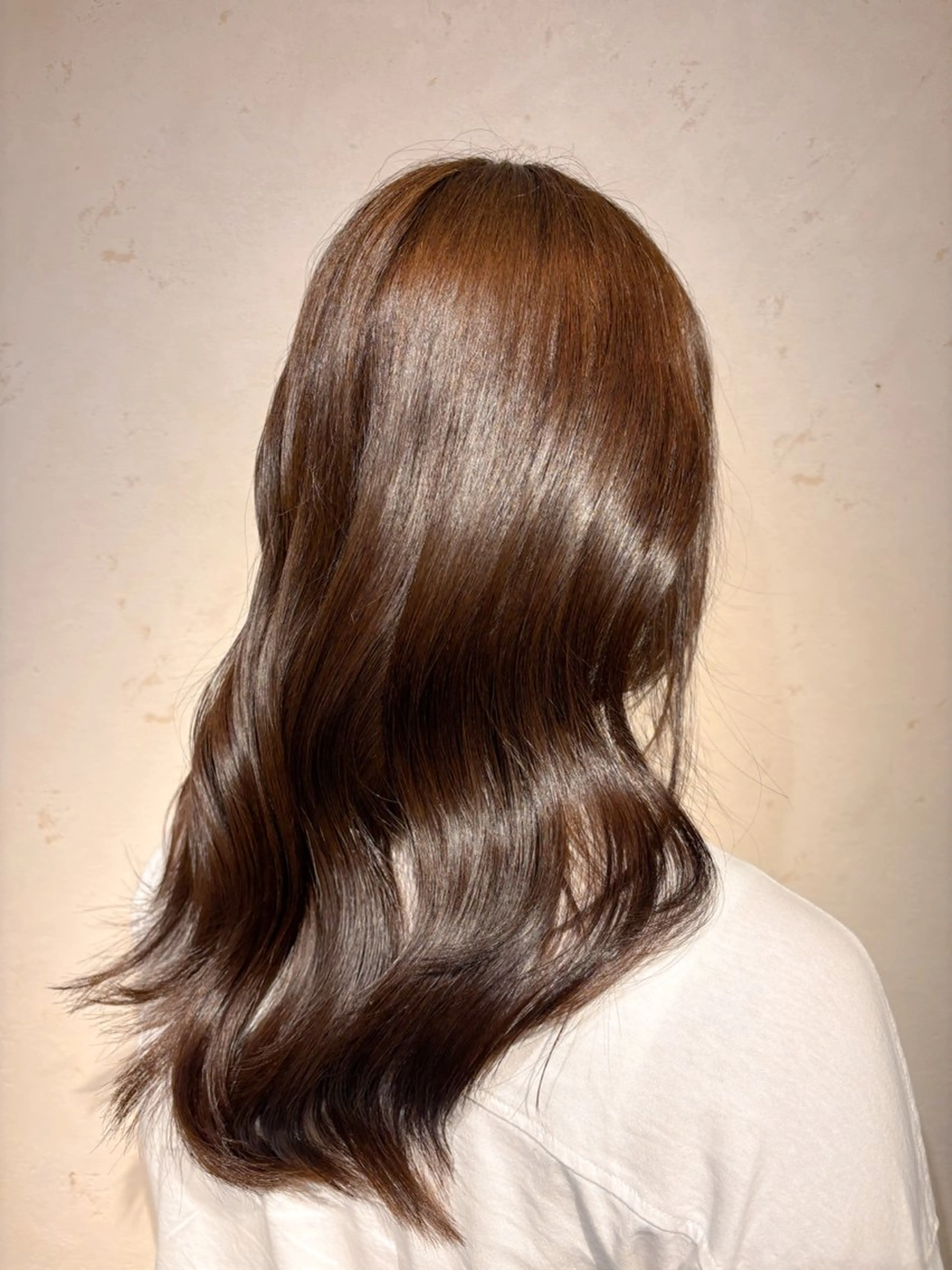 ミディアム ヘアカラー トリートメント ベージュ／Wカラー/ 神戸元町/RYO.のヘアスタイル