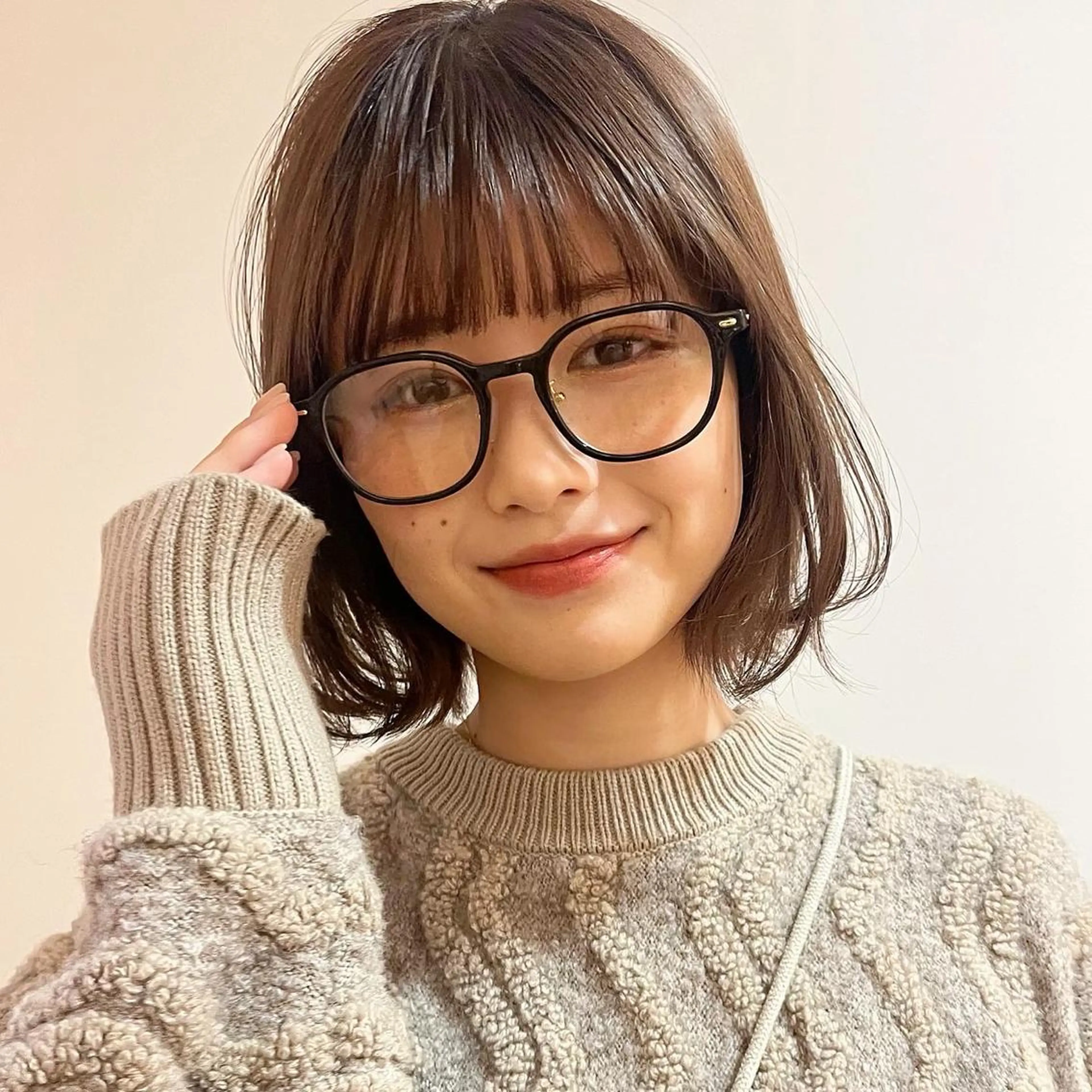 ショート カラー 🌱小顔ヘア/ボブ ミディアム/双葉🌱のヘアスタイル