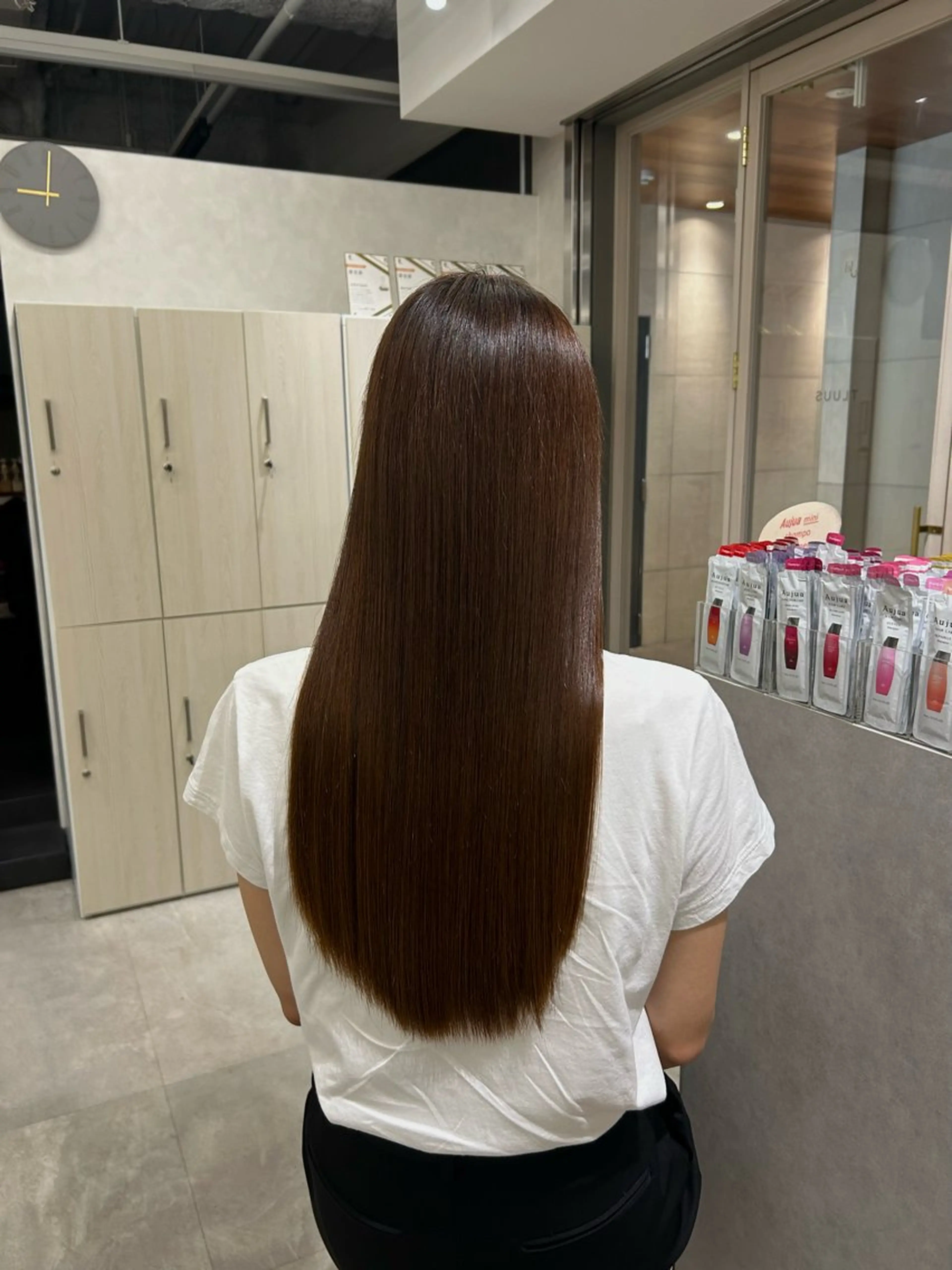 縮毛矯正 梅田/ナチュラル/ 髪質改善/アヤカのヘアスタイル