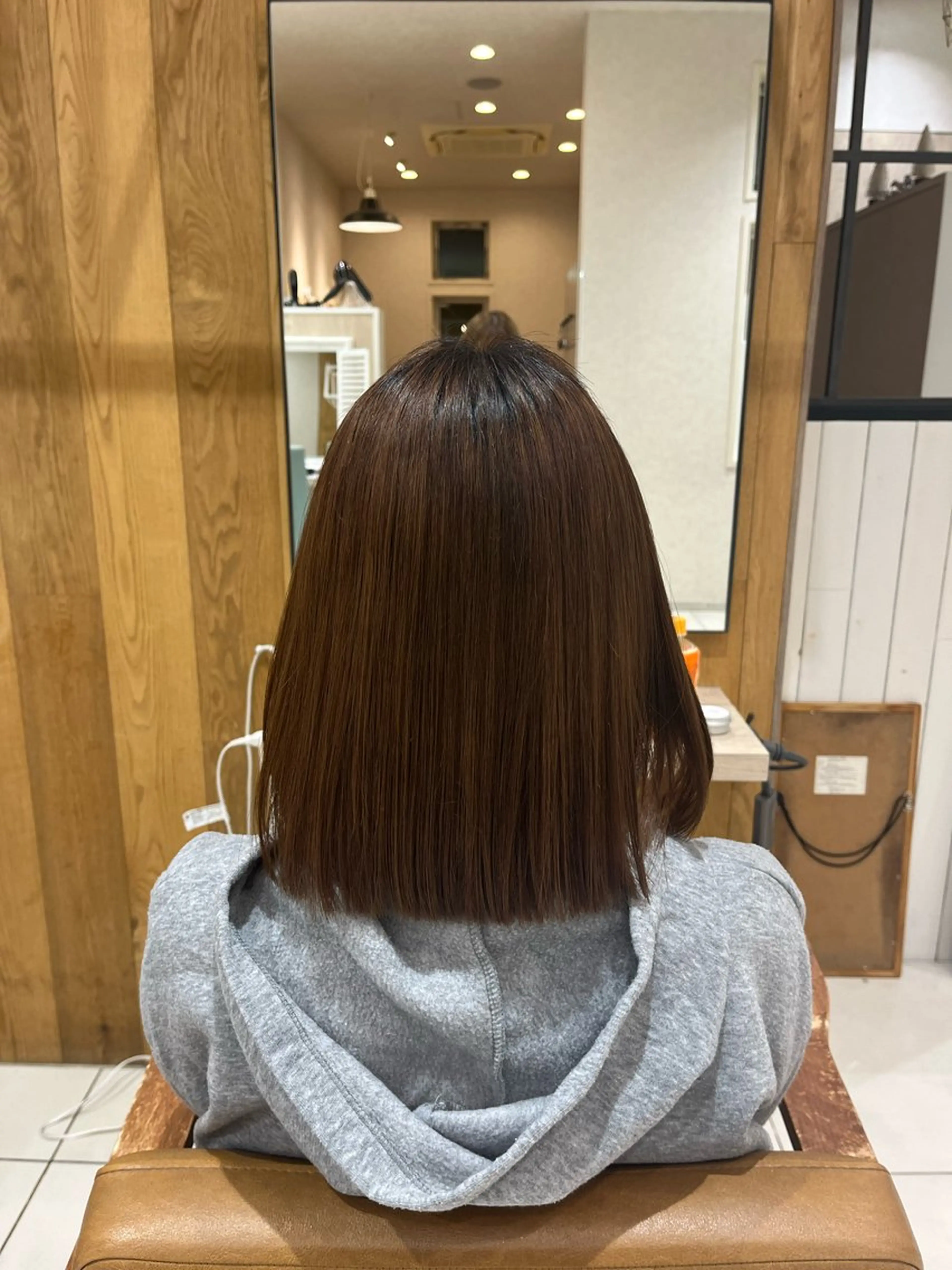 ショート ボブ 透明感カラー🌿 ｍｏｅのヘアスタイル