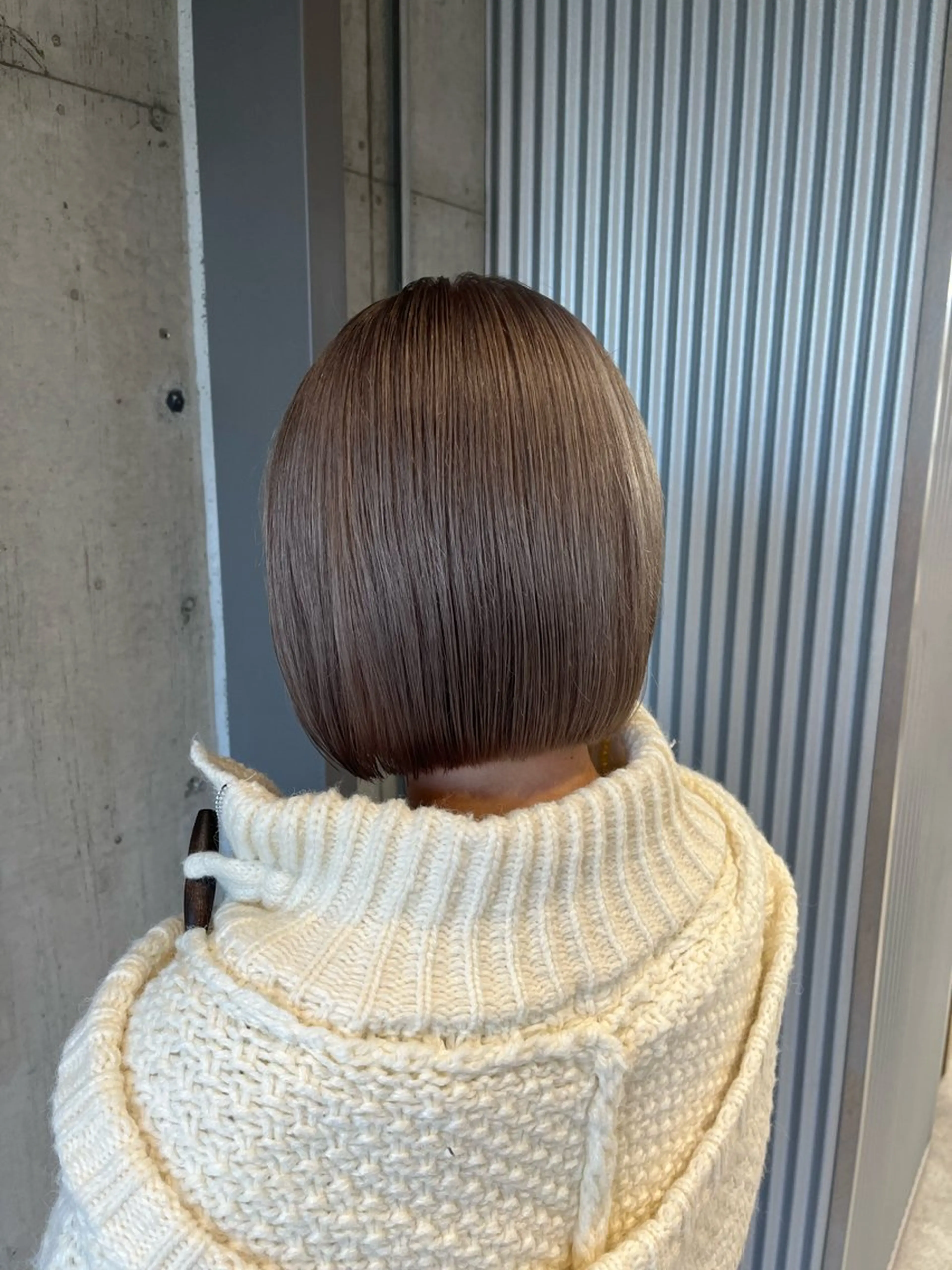ミディアム カラー ヘアアレンジ カット ヘアカラー トリートメント ボブ×艶カラー 特化・リクト💥のヘアスタイル
