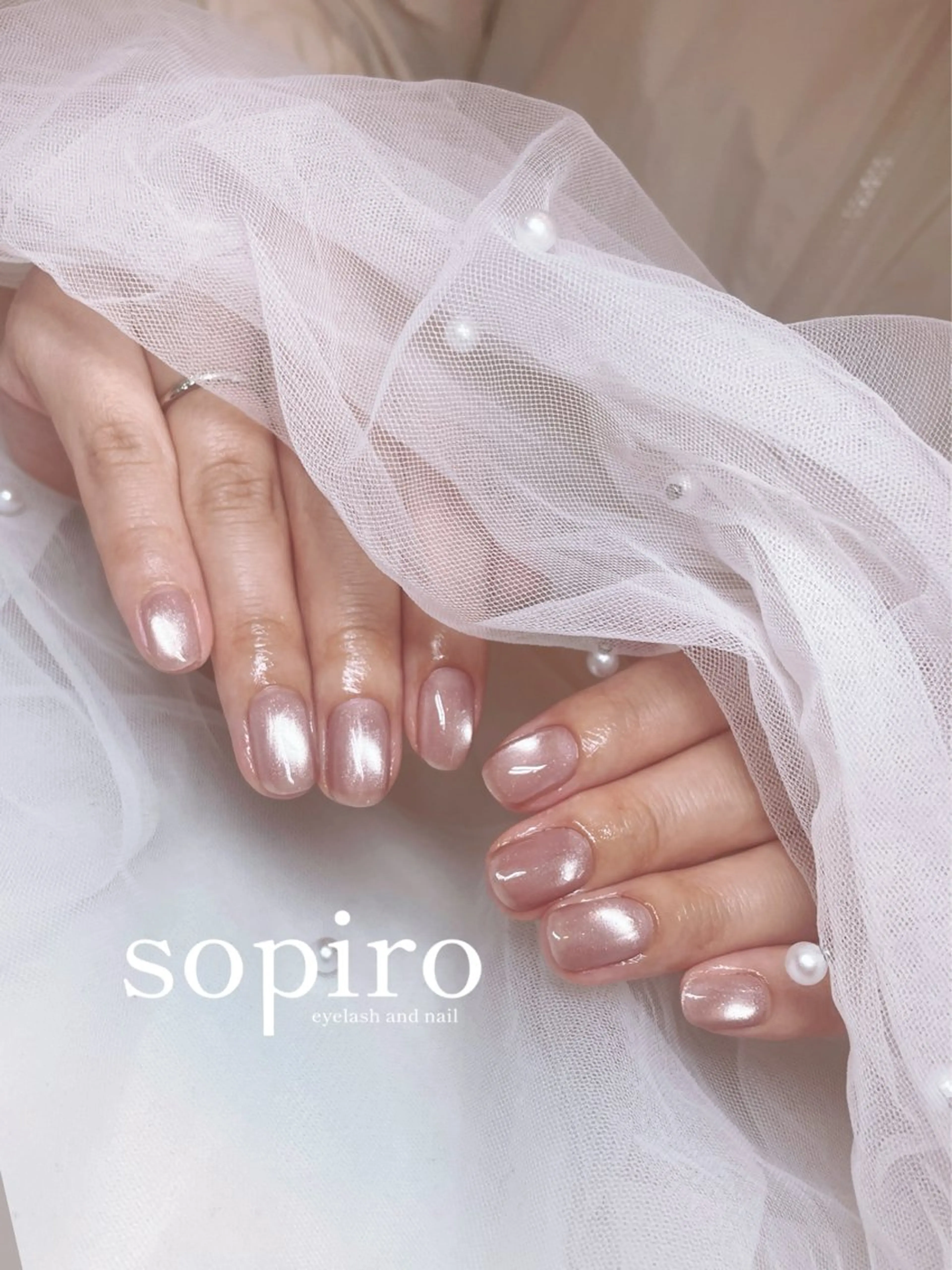 ネイル マグネットネイル ハンドネイル sopiro akaneのネイルデザイン