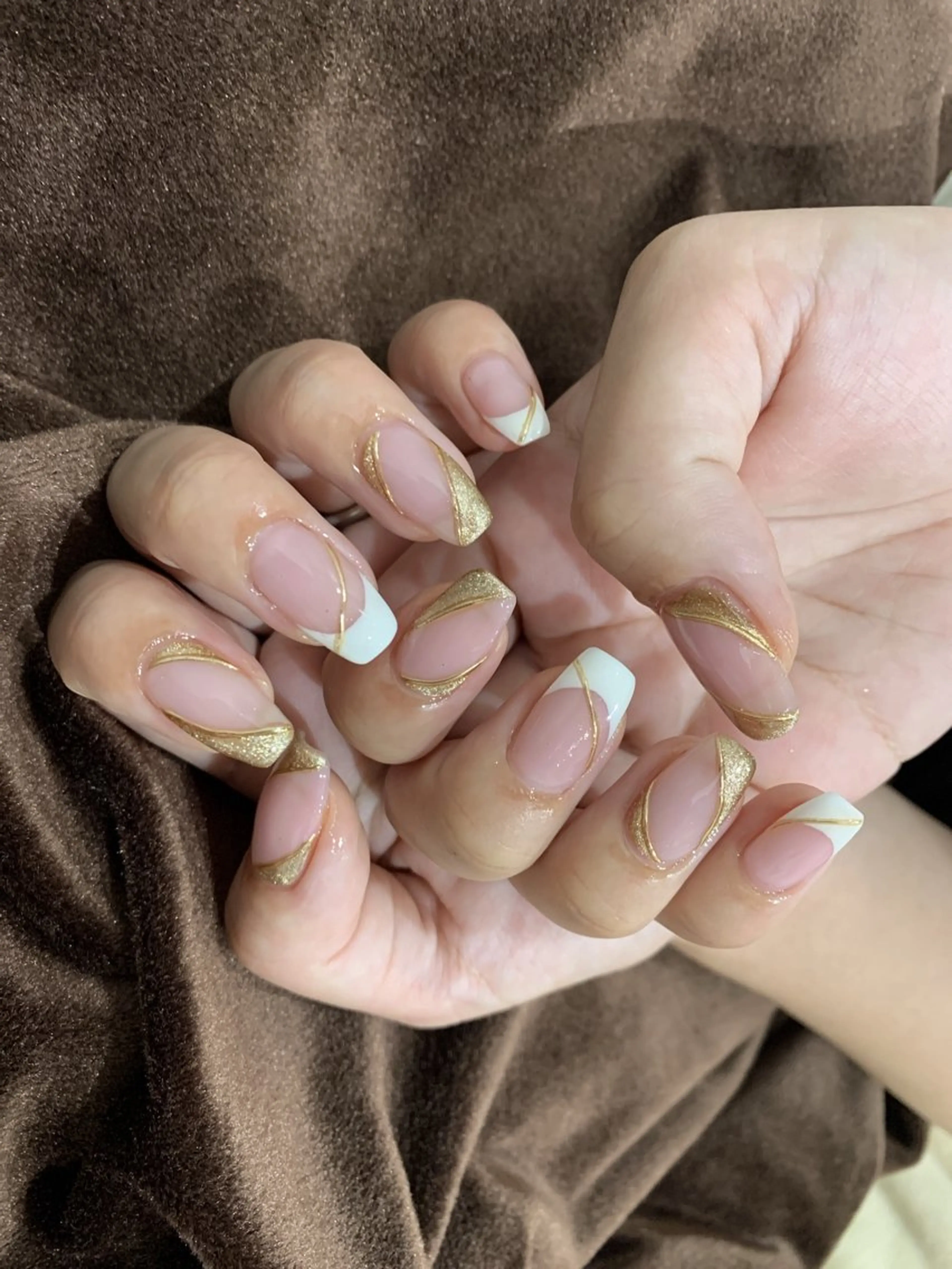 ネイル フレンチネイル ハンドネイル 中川 愛理のネイルデザイン