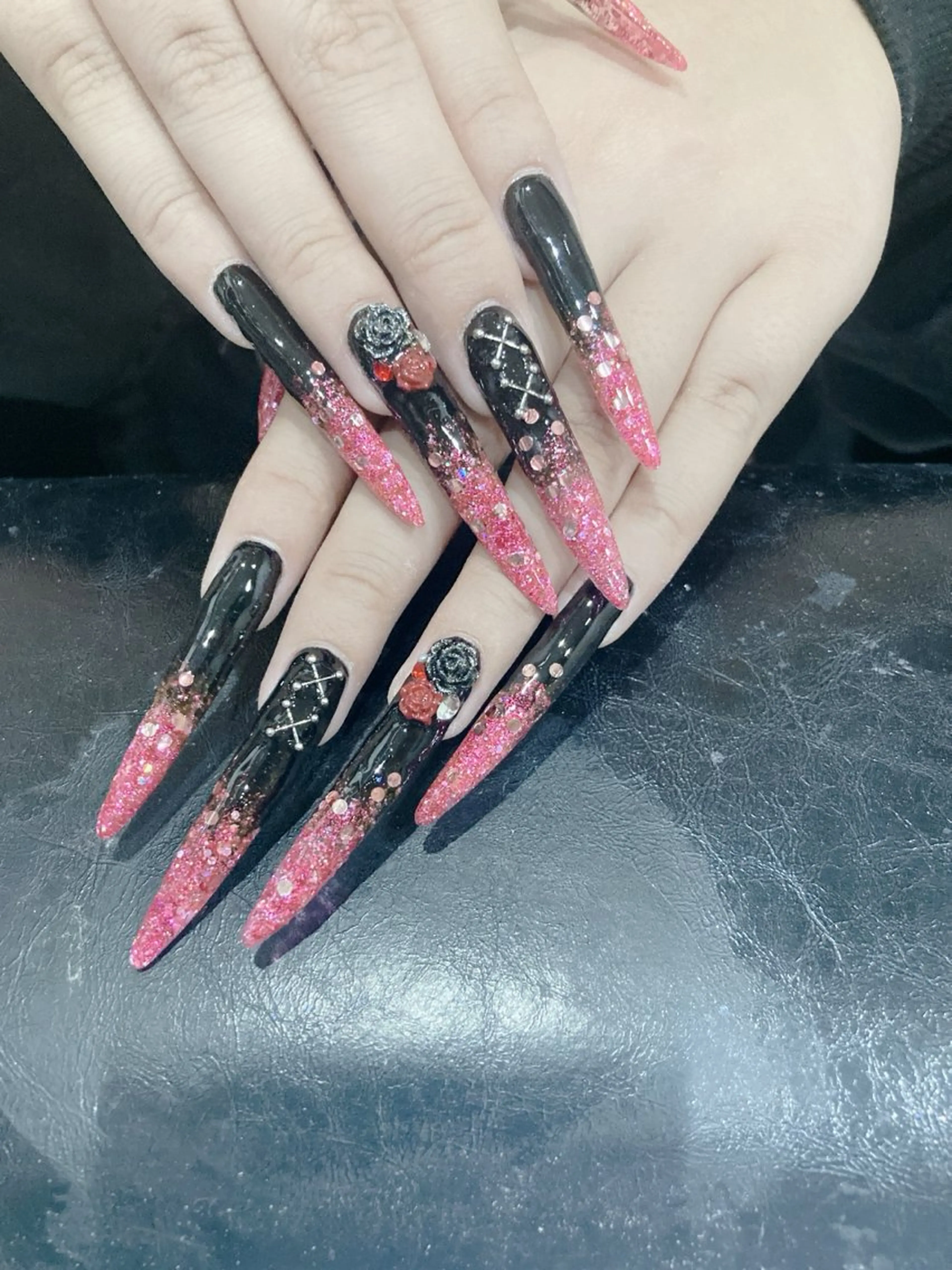 ネイル ハンドネイル れこん ぱんすのネイルデザイン