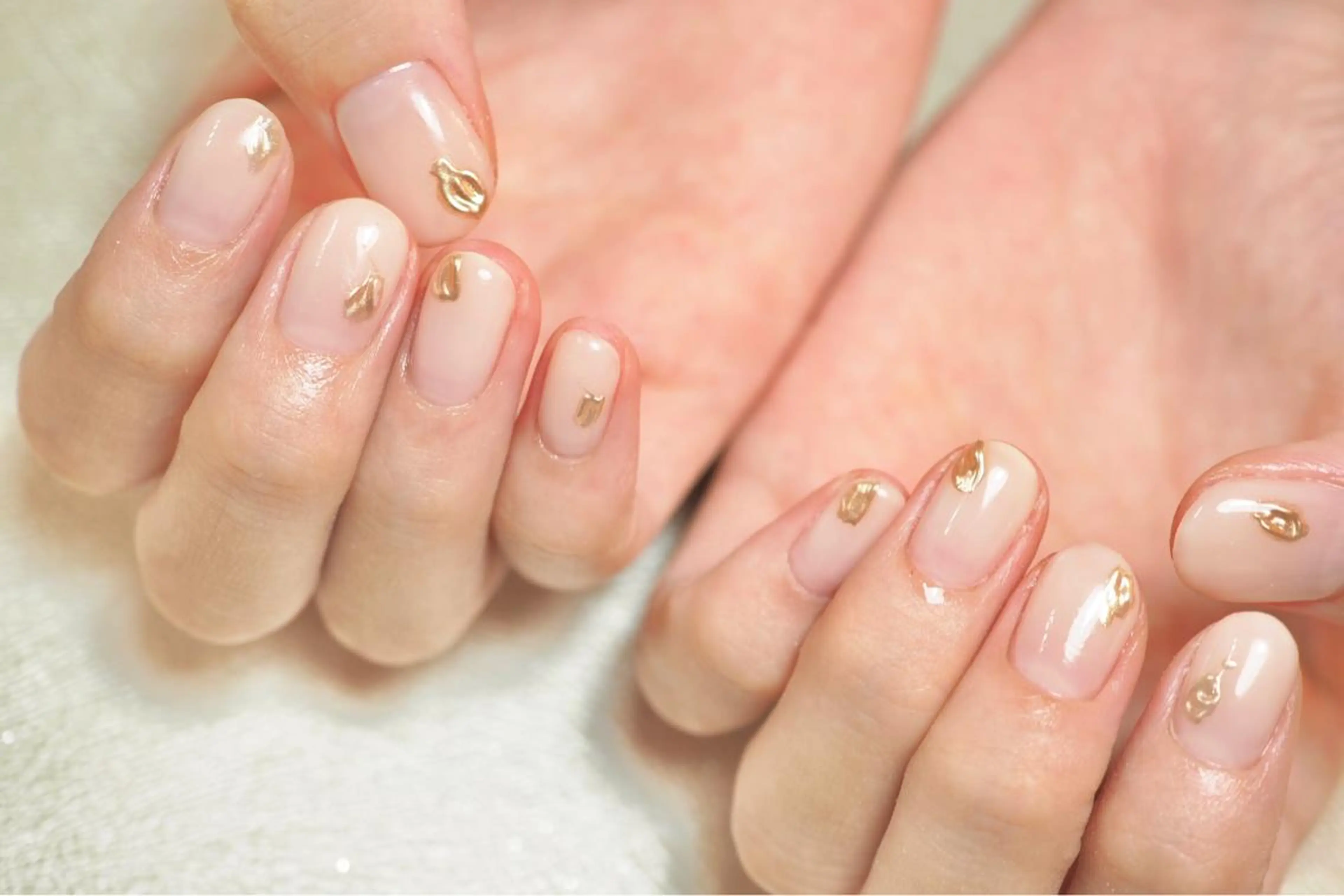 ショート カラー ネイル ハンドネイル Nail salon Lieblleのネイルデザイン