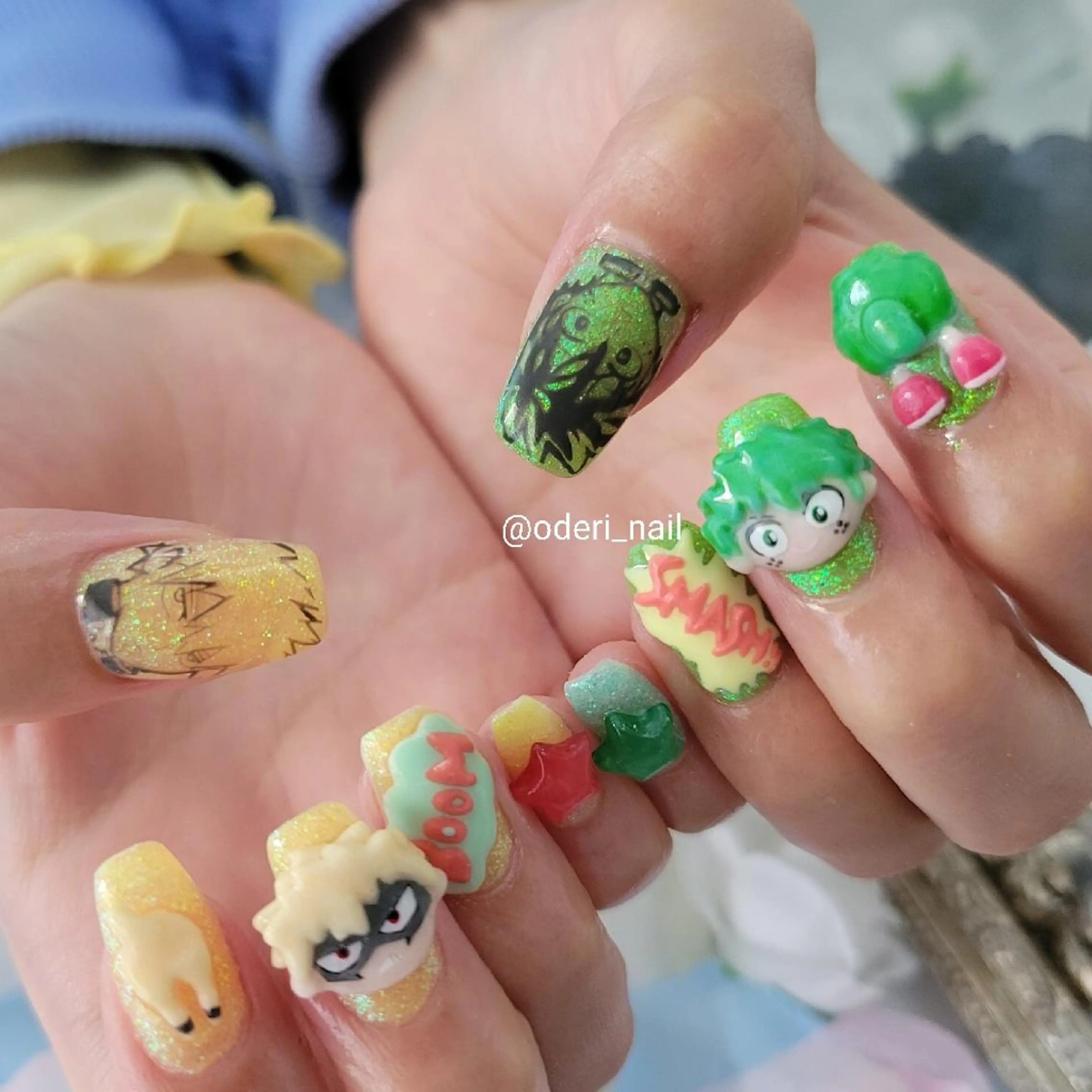 ネイル アートネイル ジェルネイル おで@ oderi_nailのネイルデザイン