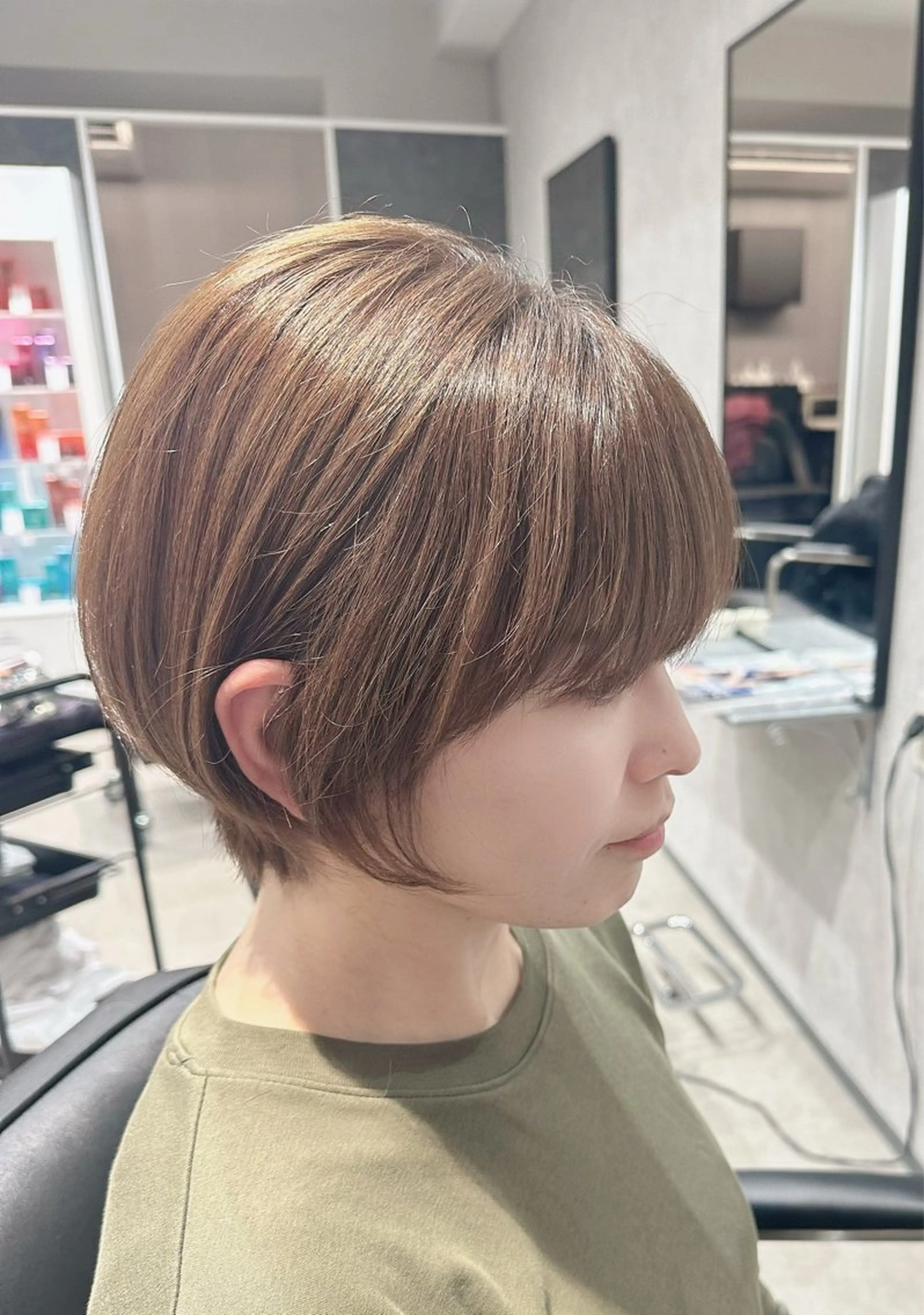 ショート 森 沙織のヘアスタイル