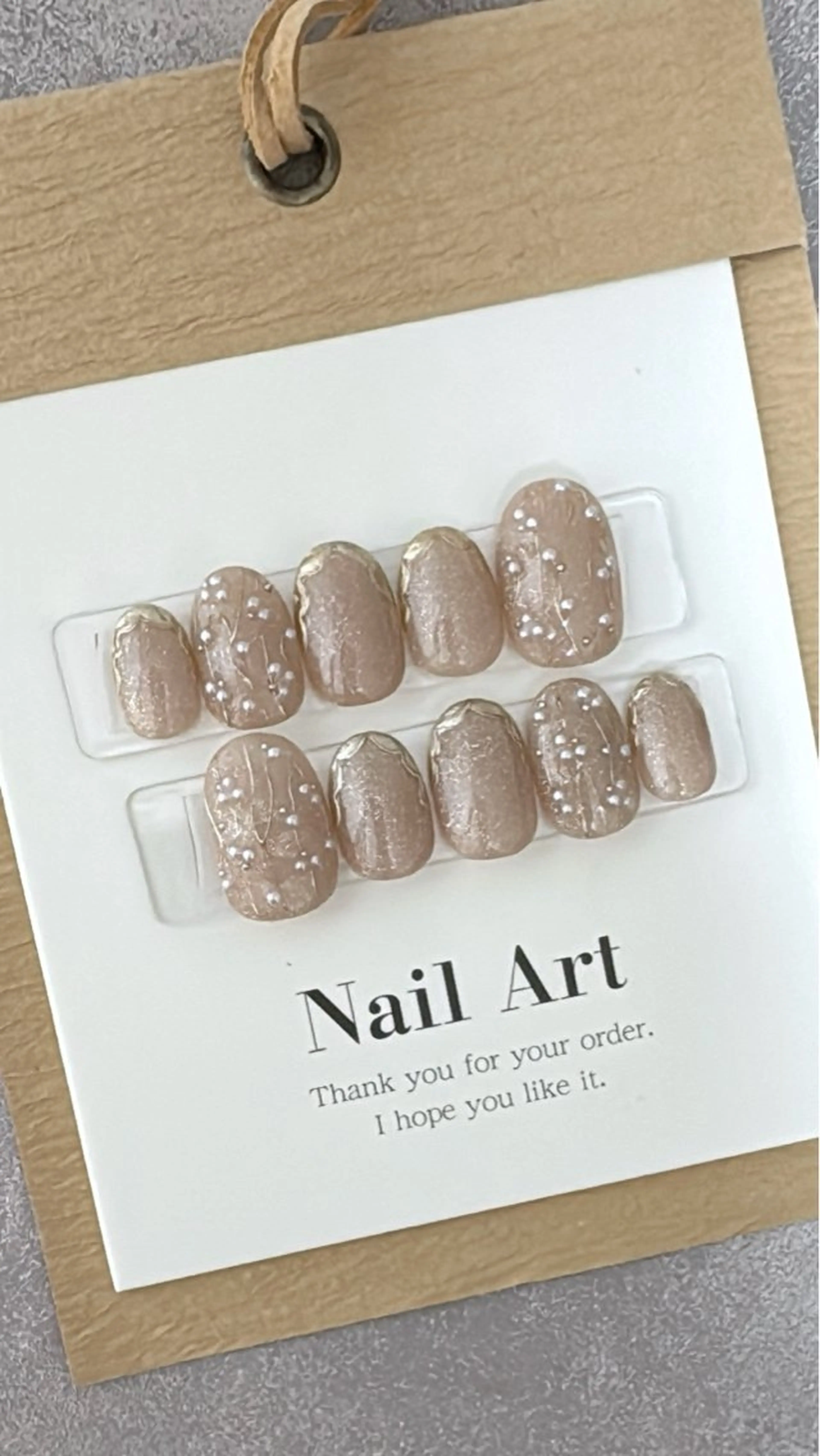 ネイル ネイルチップ ブライダルネイル Monica nails/福島のネイルデザイン