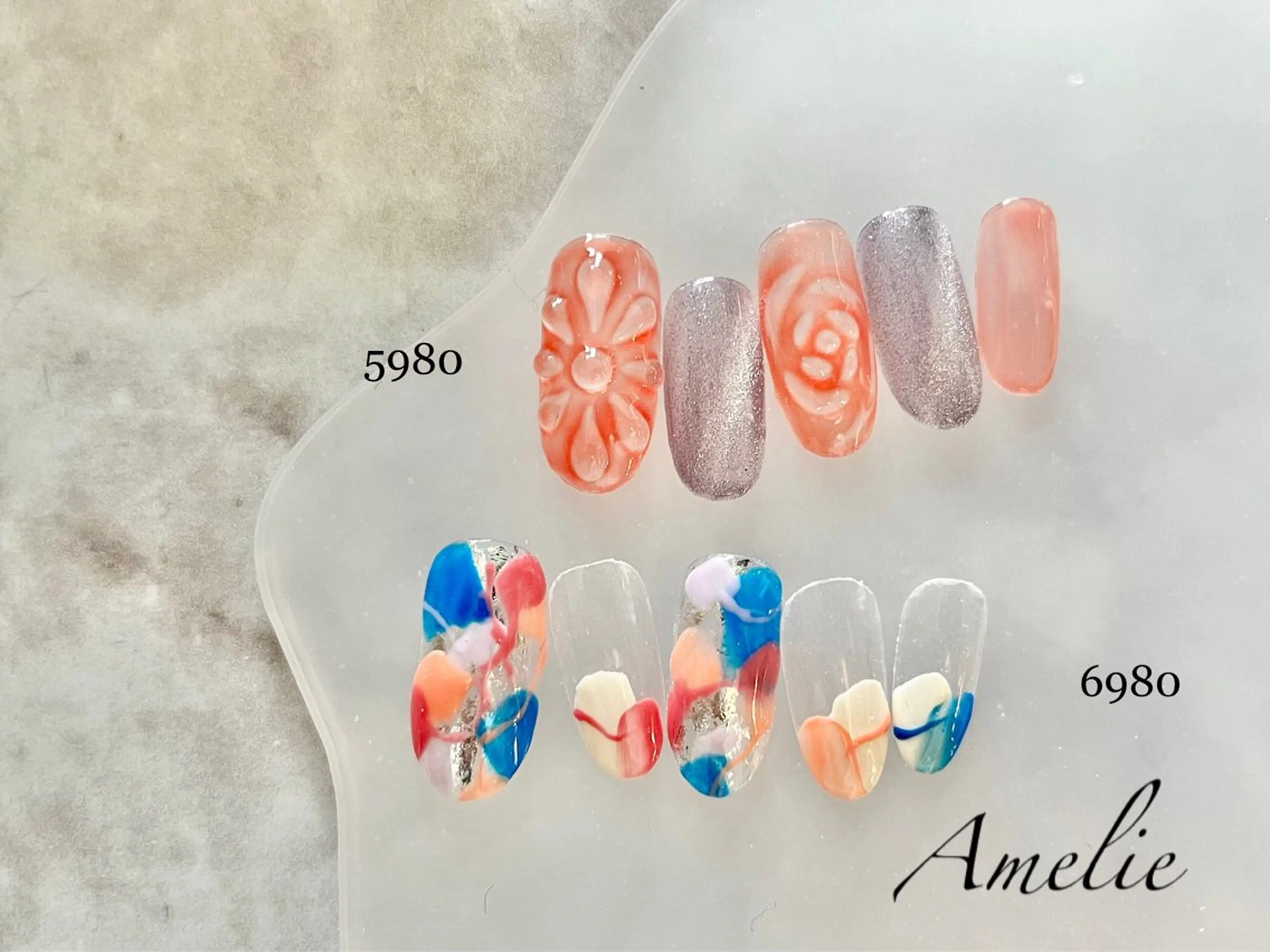 ネイル ハンドネイル いちじゅう あおいのネイルデザイン