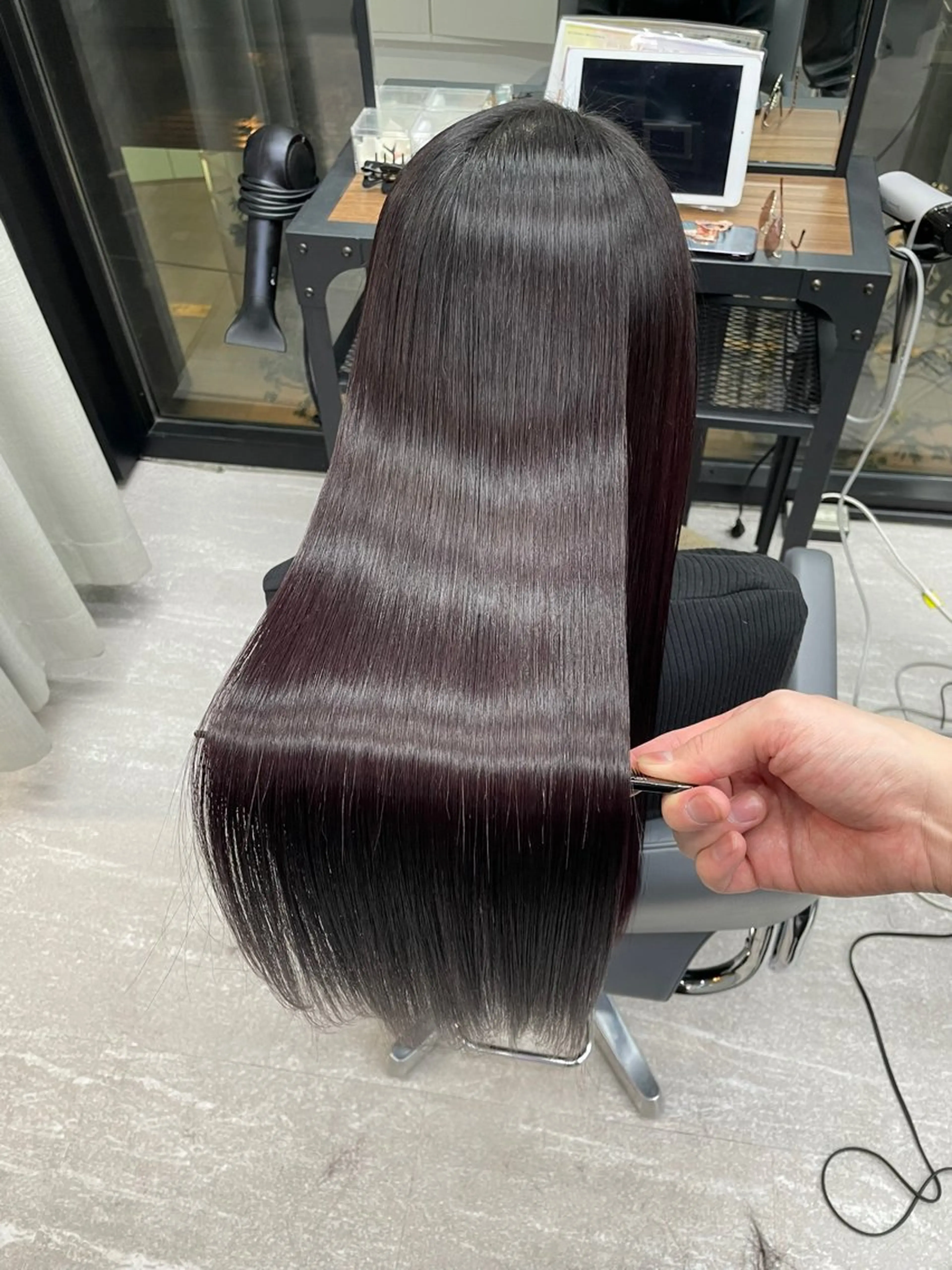 ロング カラー カット ヘアカラー 縮毛矯正 トリートメント 髪質改善特化/ 河野　柊斗のヘアスタイル