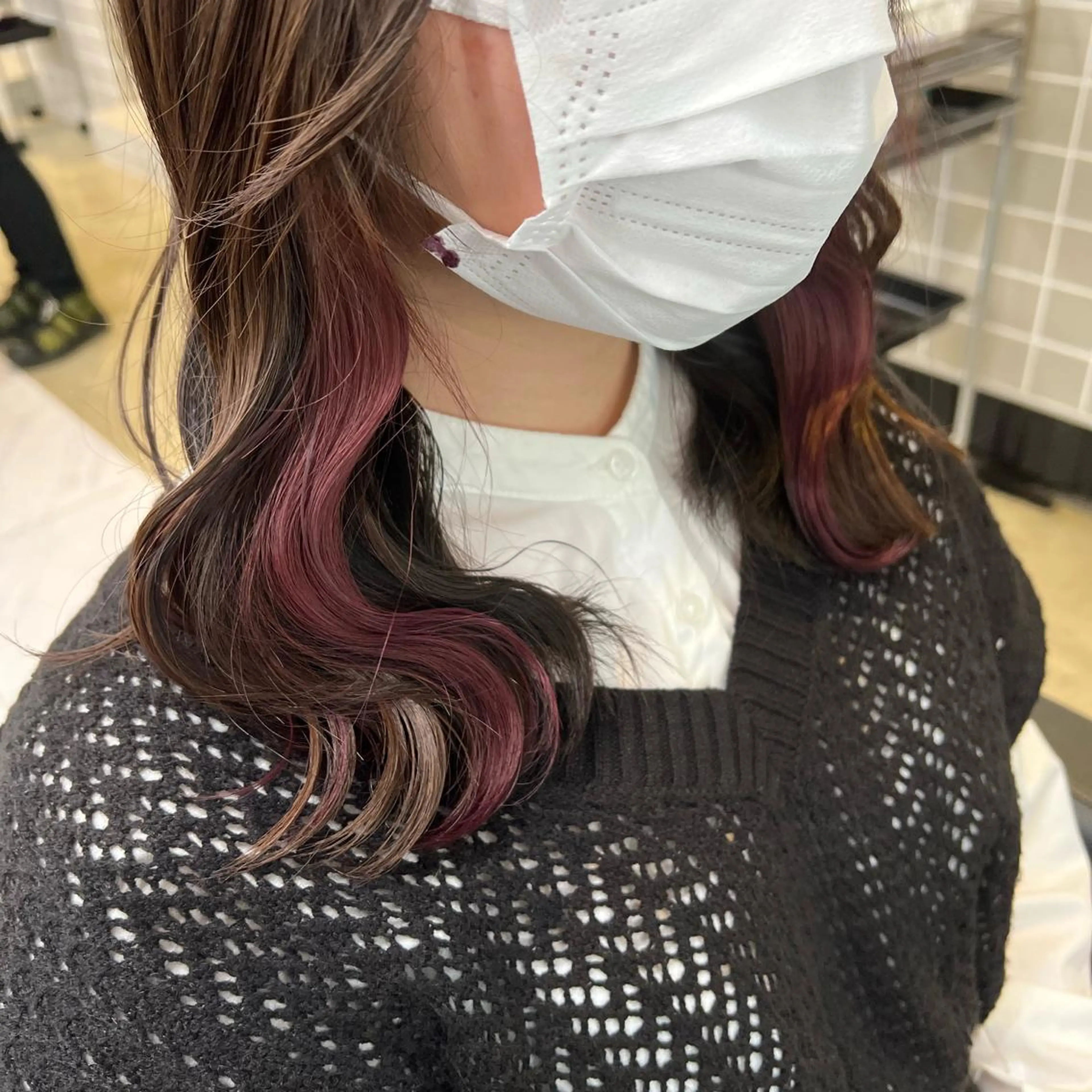 セミロング 💖札幌カラー 指名No.1💖玲奈のヘアスタイル