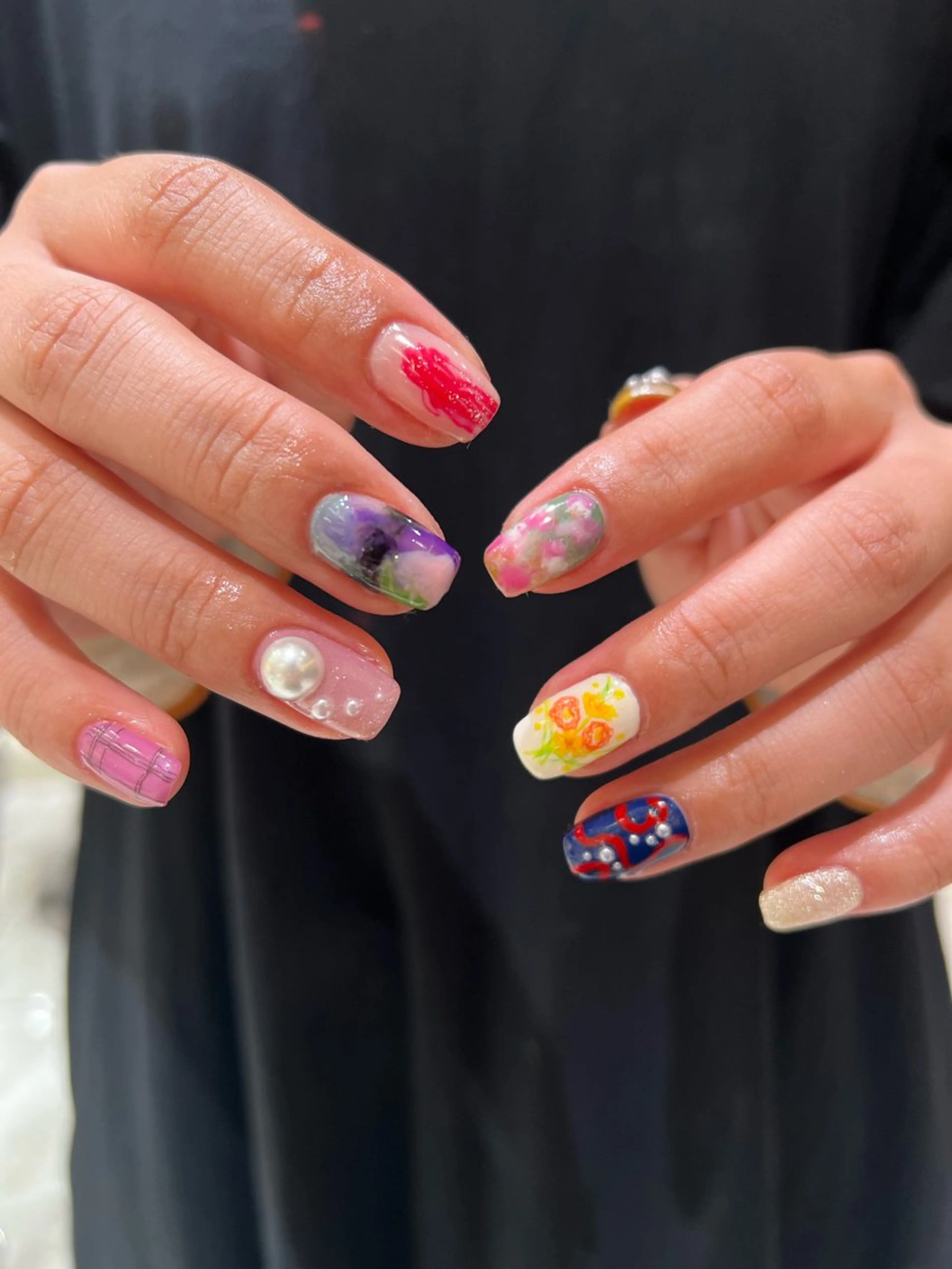 ネイル ハンドネイル レディースパーマ 🧺🪽/SHUNOのヘアスタイル