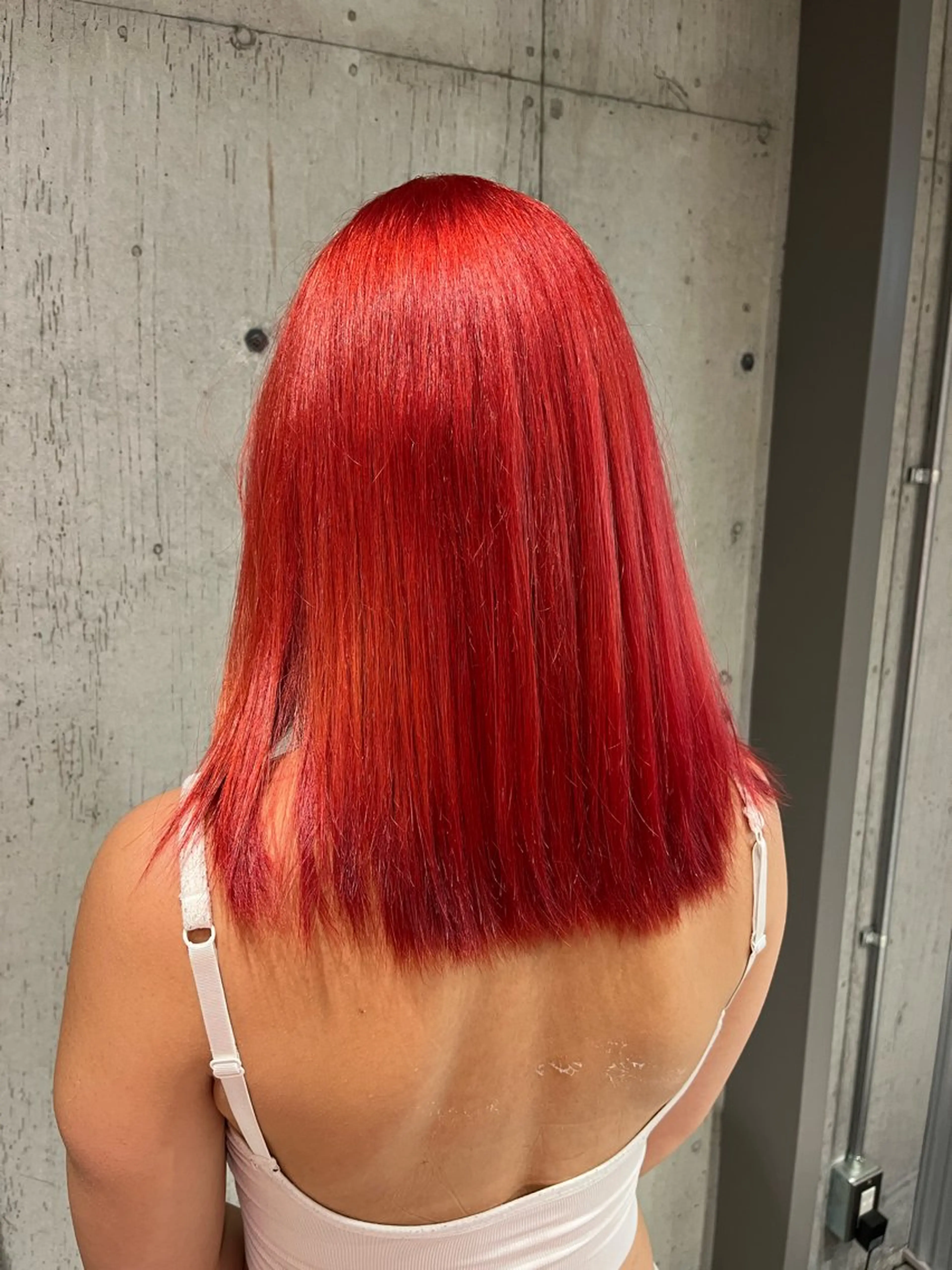 セミロング カラー ヘアアレンジ カット ヘアカラー トリートメント ボブ×透明感カラー 特化・リクト💥のヘアスタイル