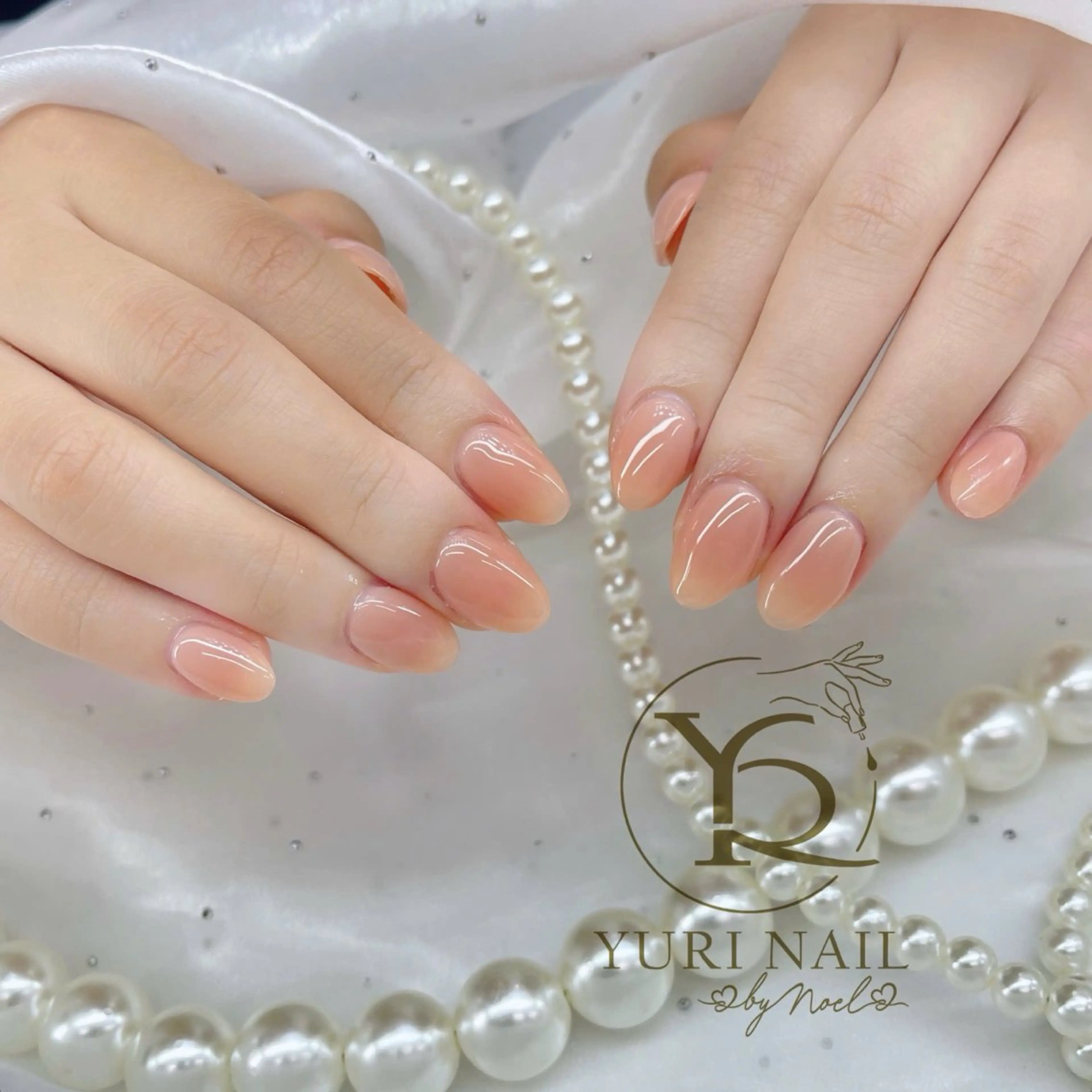 ネイル チークネイル フットネイル フレンチネイル グラデーション キラキラネイル ハンドネイル フットネイル YURI Nail Funabashiのネイルデザイン