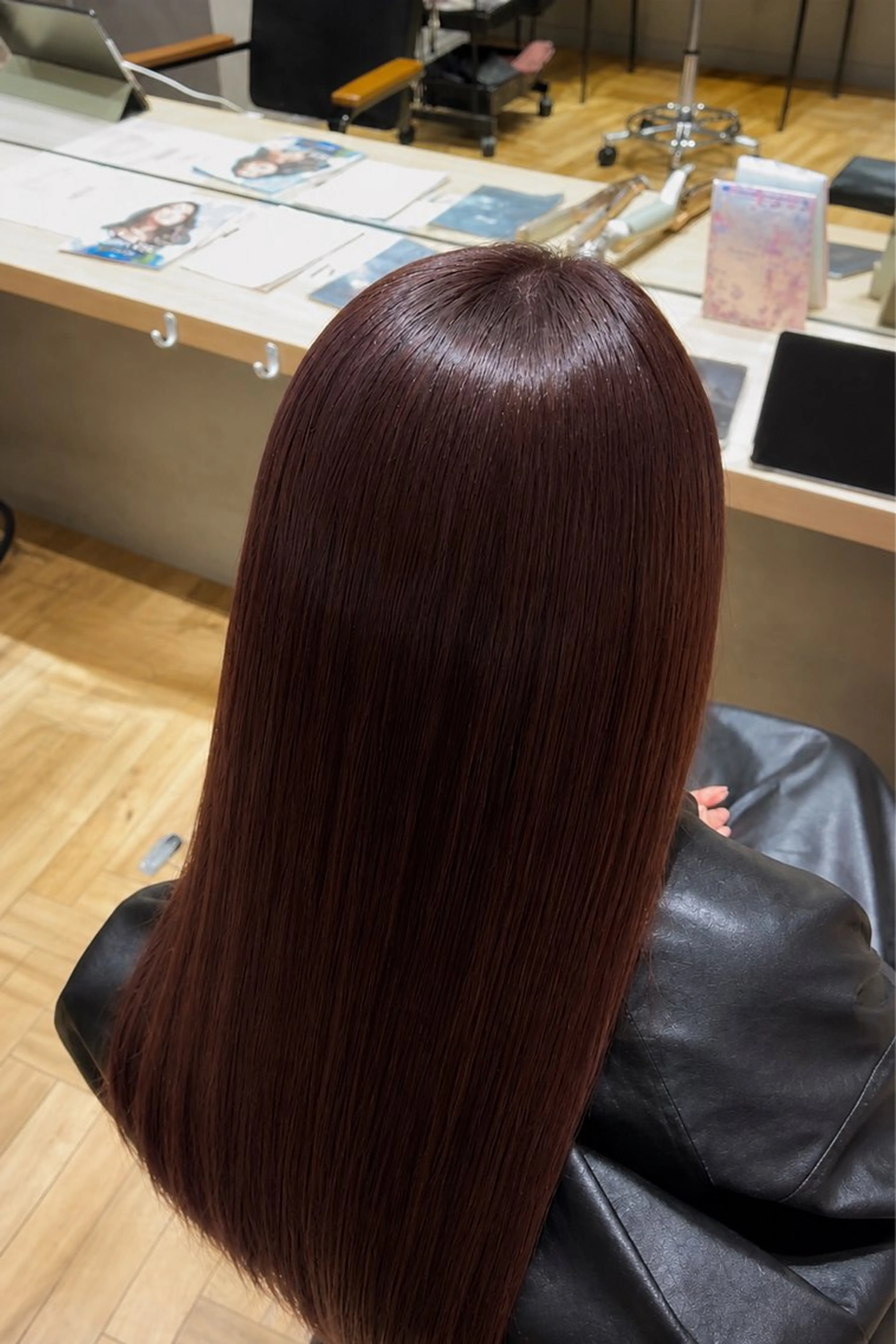 ロング カラー ブラウンカラー ピンクカラー ピンクブラウン トリートメント タケノウチ アユムのヘアスタイル