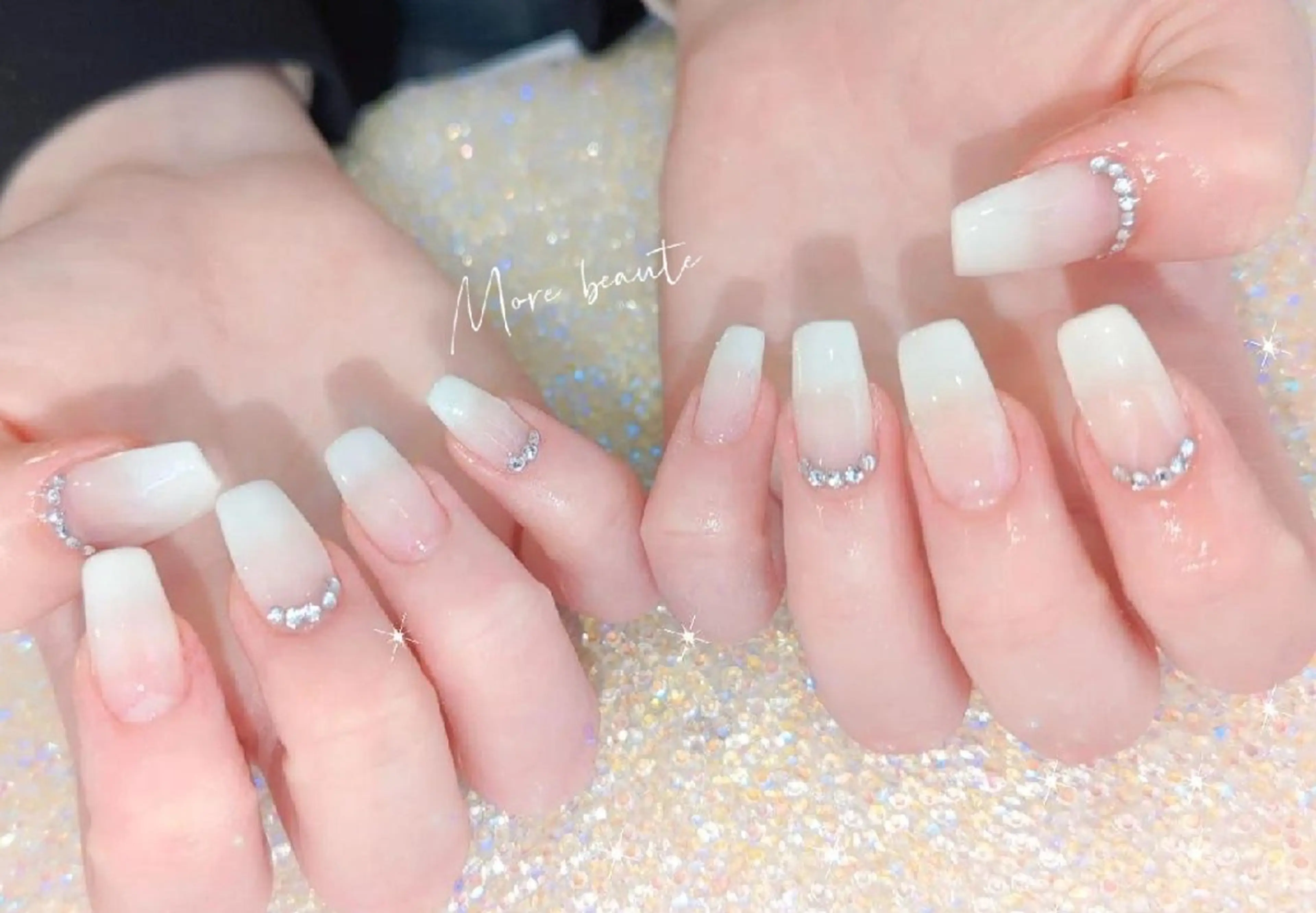 ネイル 桜ネイル 長さ出し ジェルネイル ハート 韓国ネイル ハンドネイル I LOVE ME NAIL.｡.:*♡のネイルデザイン