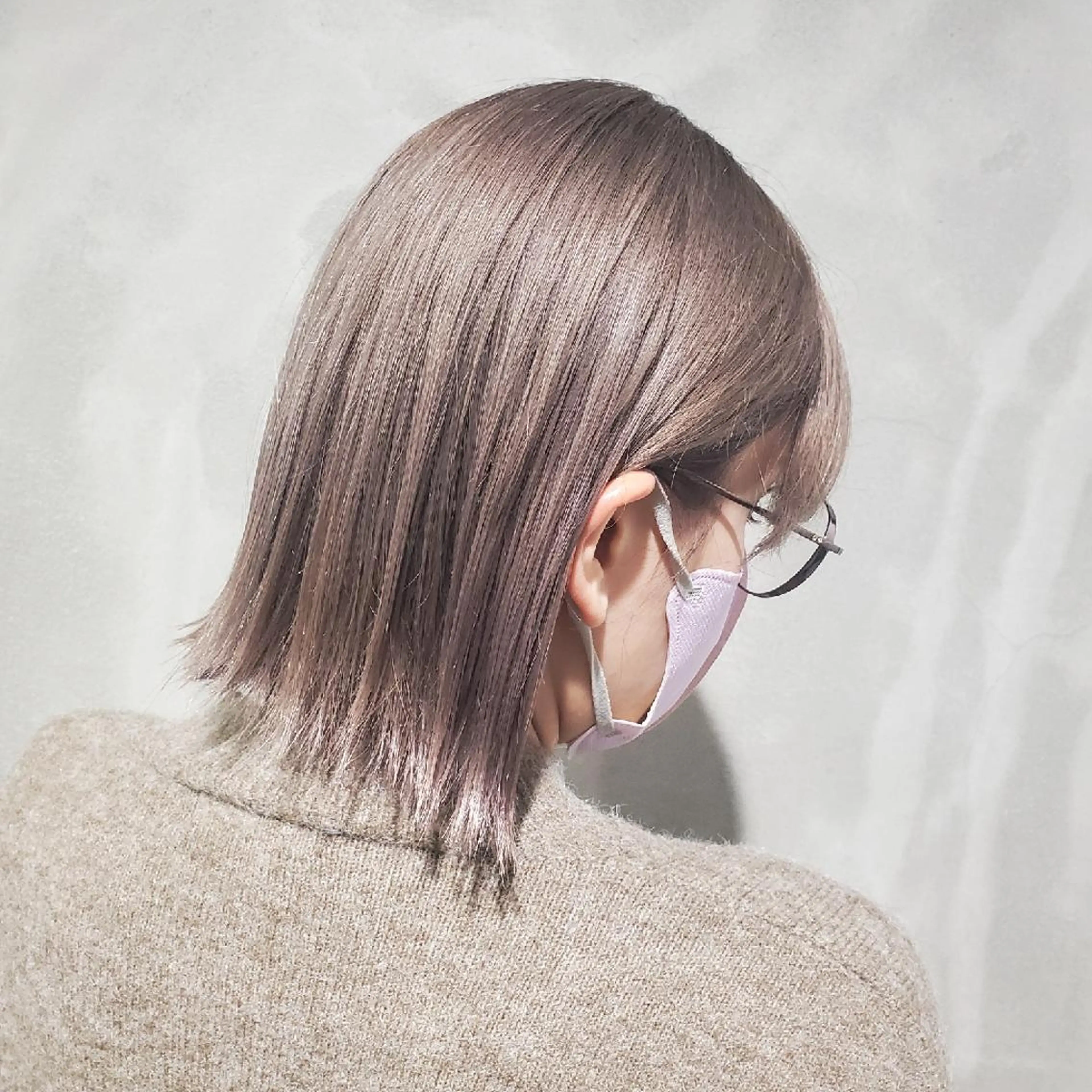 ミディアム カラー Le Lien カジのヘアスタイル