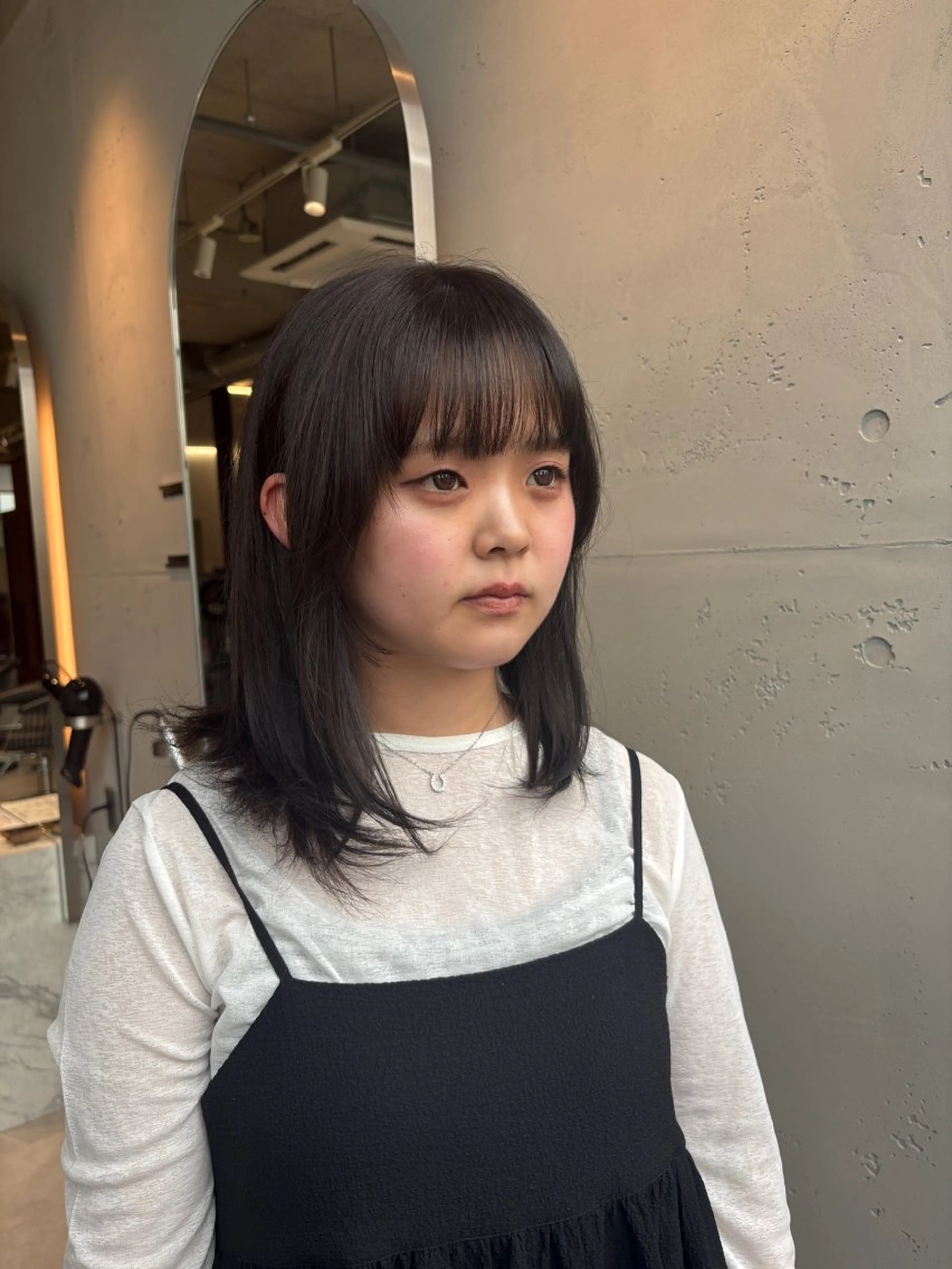 ミディアム カラー 透明感カラー カット ヘアカラー 宮木 海斗のヘアスタイル