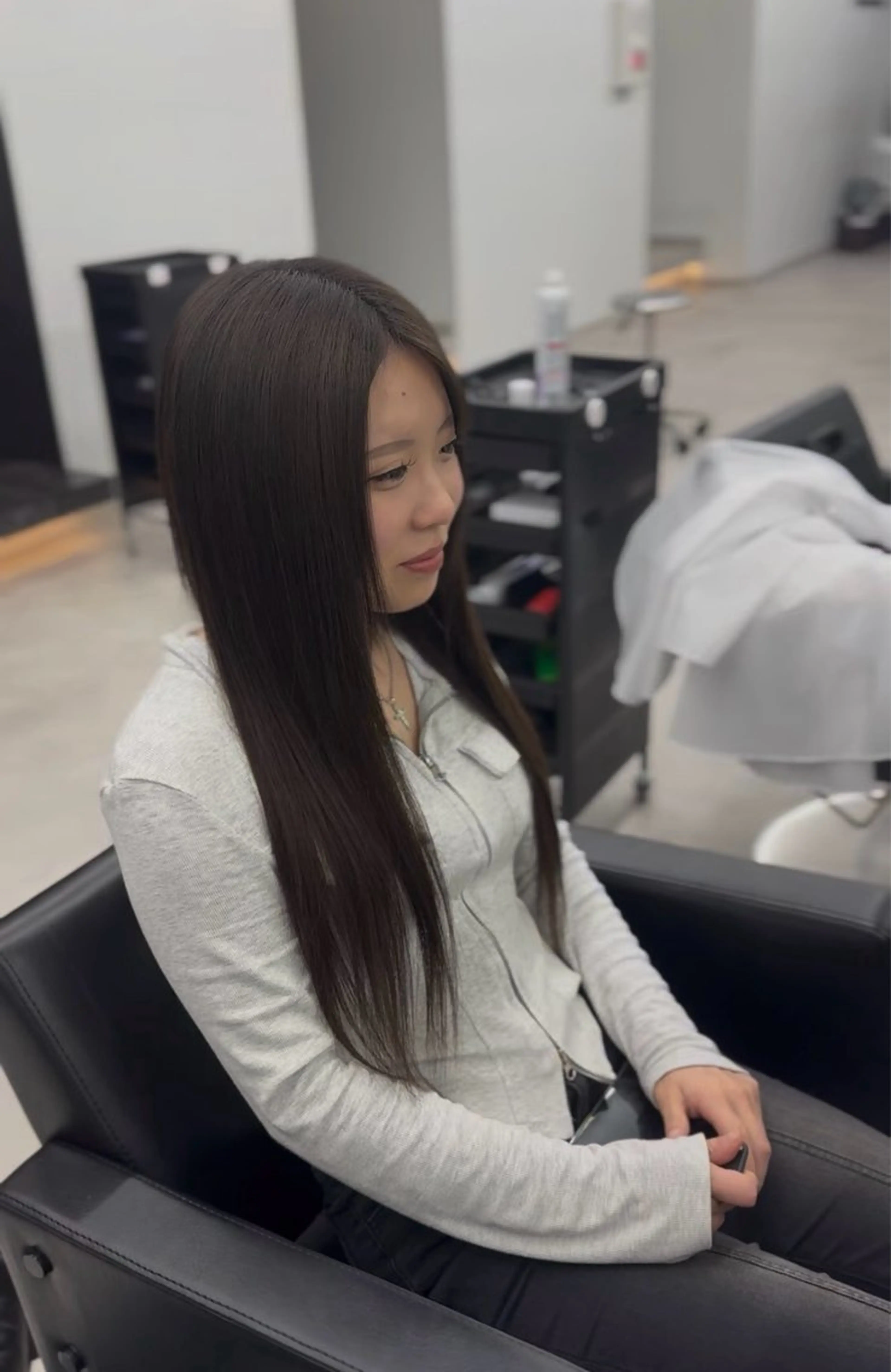 ロング ボブ エクステ エクステ ハイトーン/エクステ /韓国ヘアKENTAのヘアスタイル