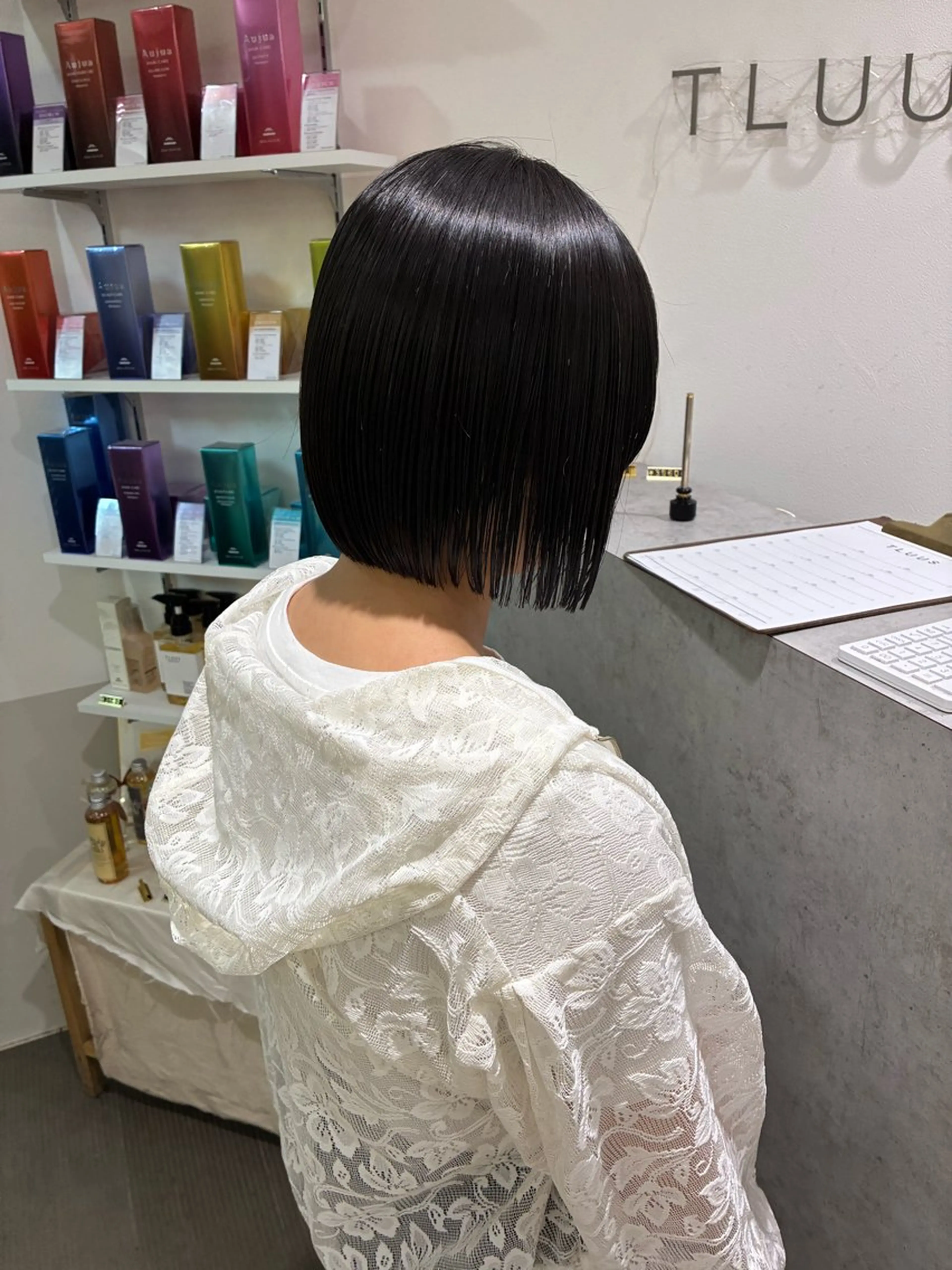 ショート ボブ 髪質改善jewelbox 〜私のトリートメント〜 東梅田店所属・髪質改善/ボブ/梅田 runa_ニュアンスのヘアスタイル