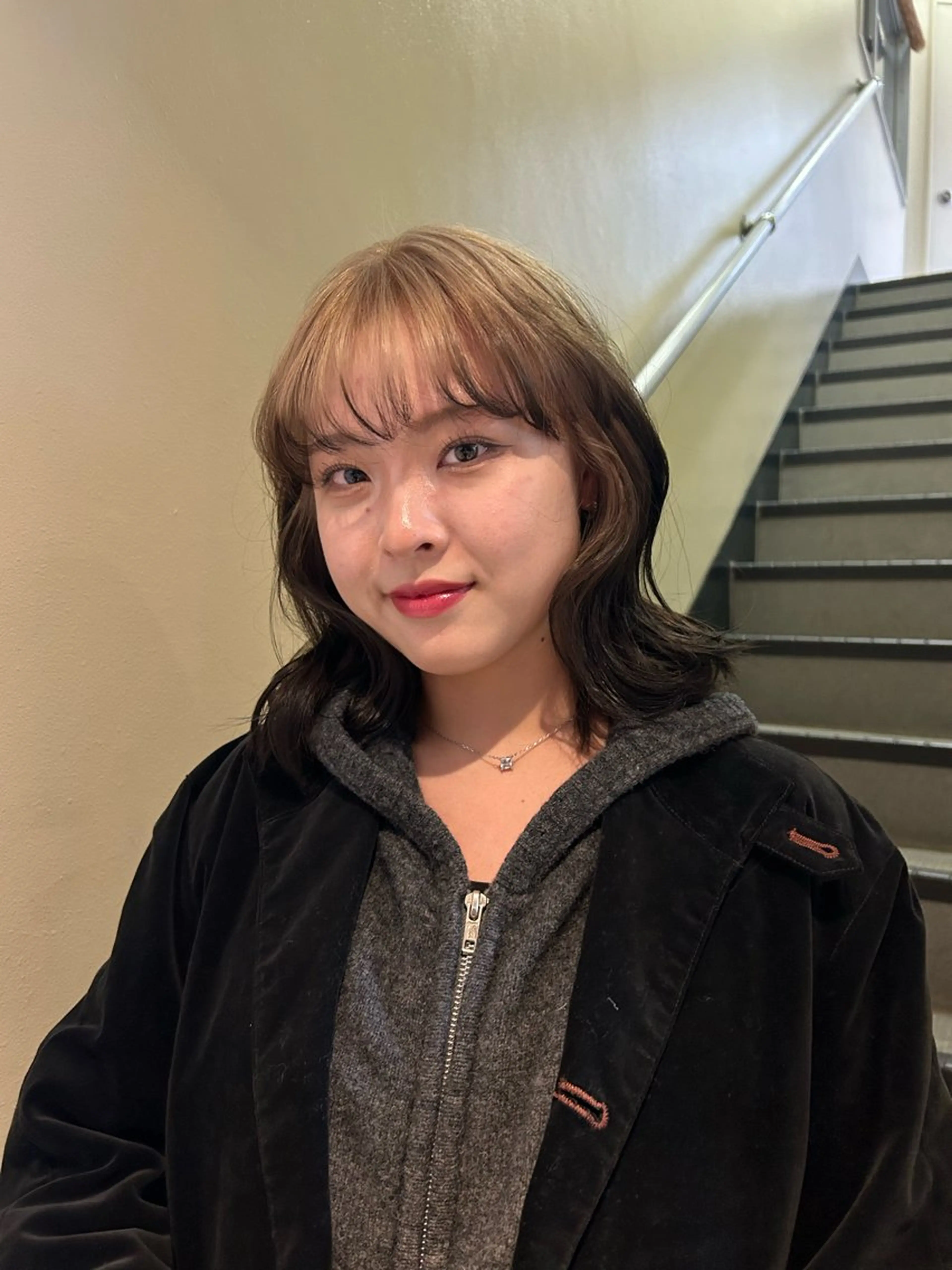 セミロング カラー ヘアカラー ☕️結【suii.】 ボブ/ヘアセット☕️のヘアスタイル