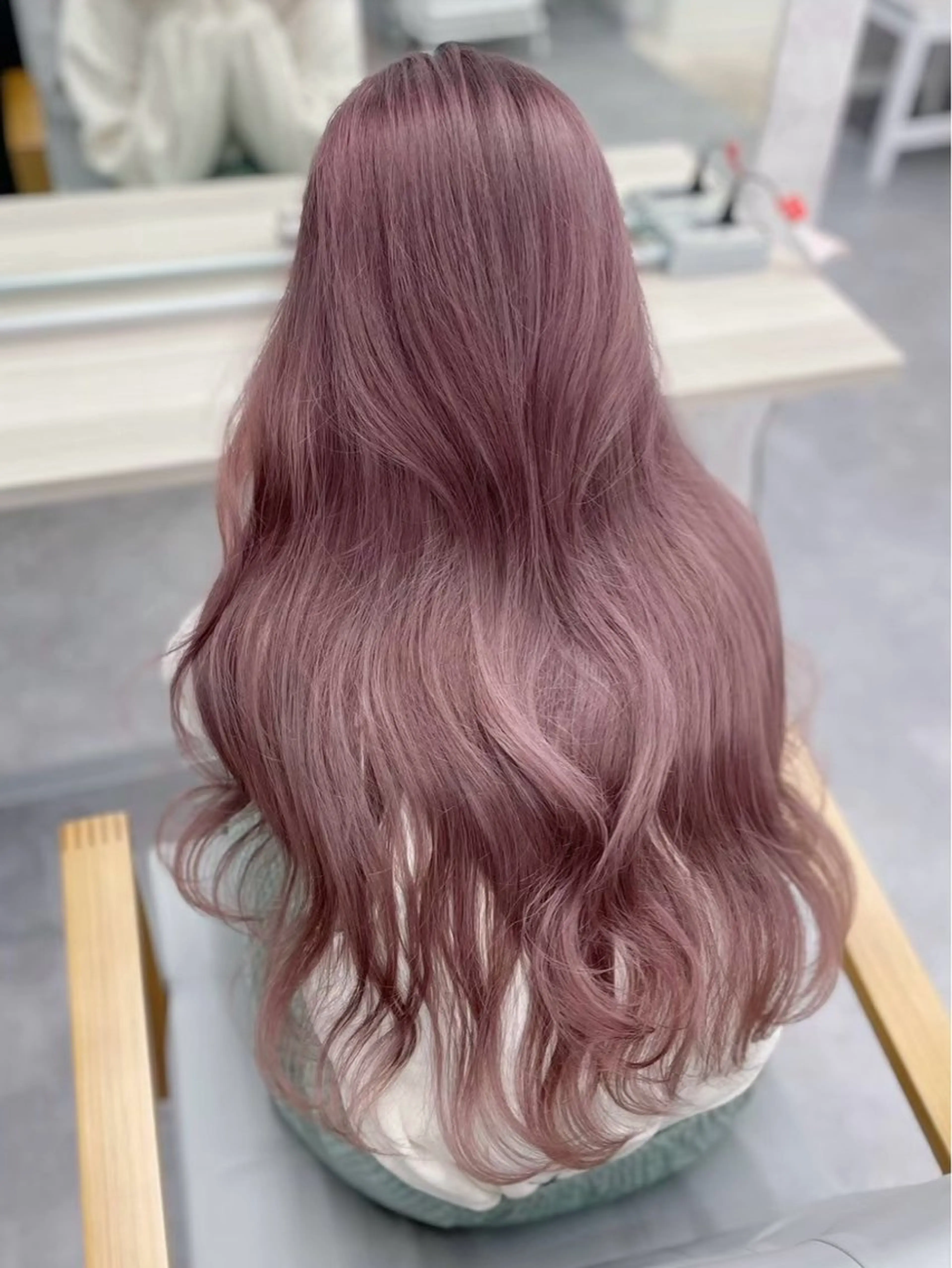 ミディアム カラー パーマ ヘアアレンジ メンズ キッズ ヘアカラー トリートメント レイヤー×ハイトーン / mihana🪐のヘアスタイル