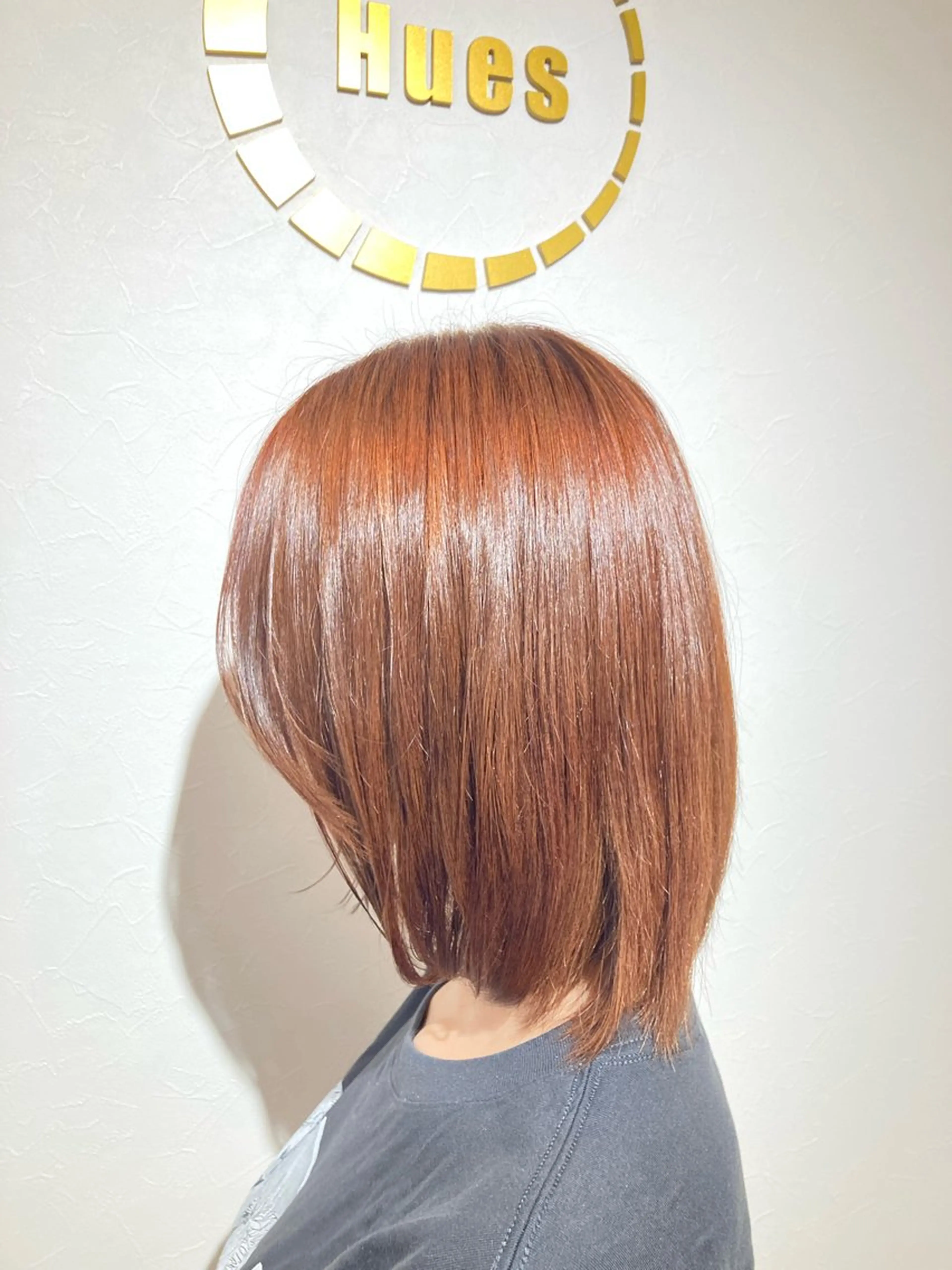 ミディアム カラー オレンジ ヘアカラー 【ミニモ限定価格】 城下竜二のヘアスタイル