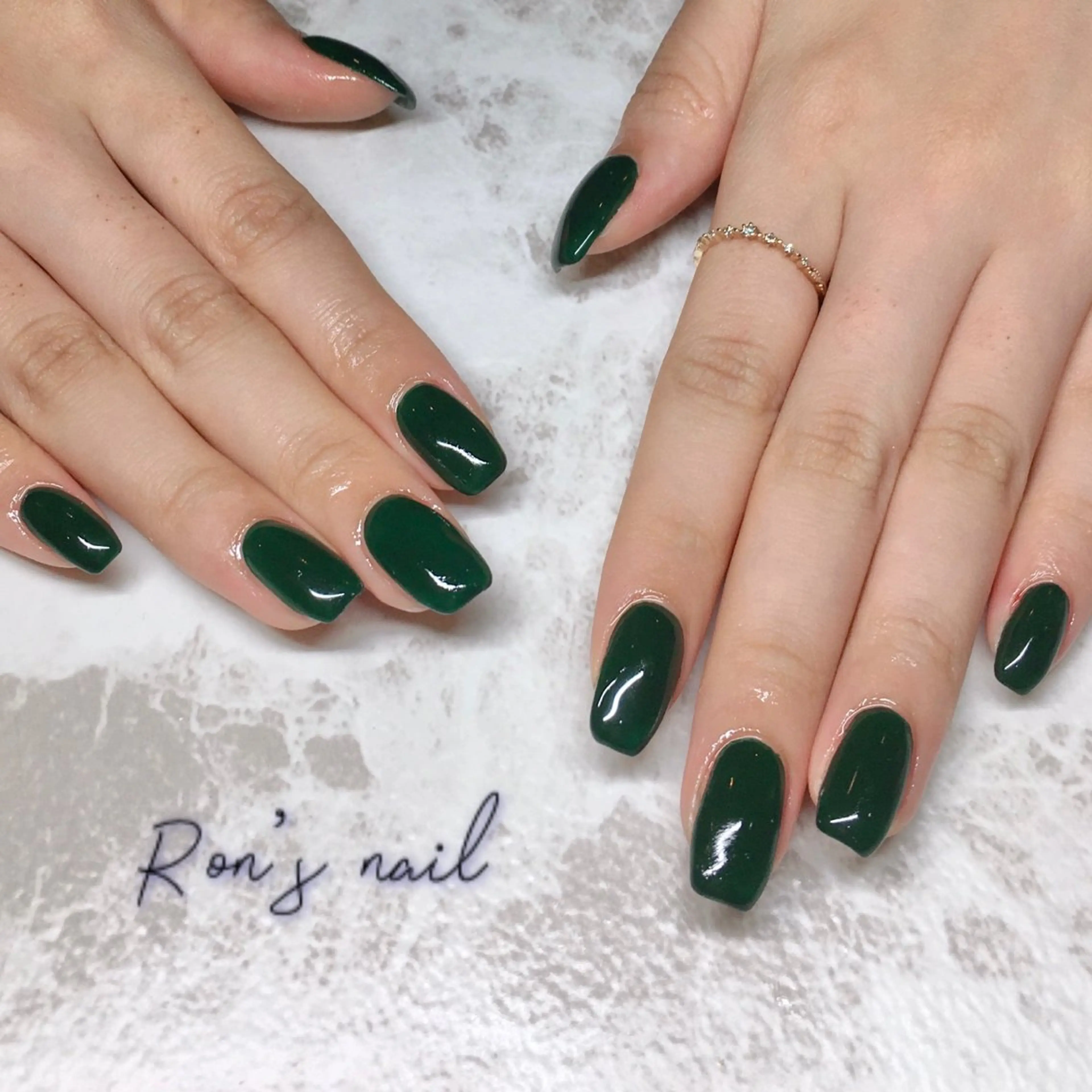 ネイル ワンカラーネイル Ron's nail 仙田のネイルデザイン